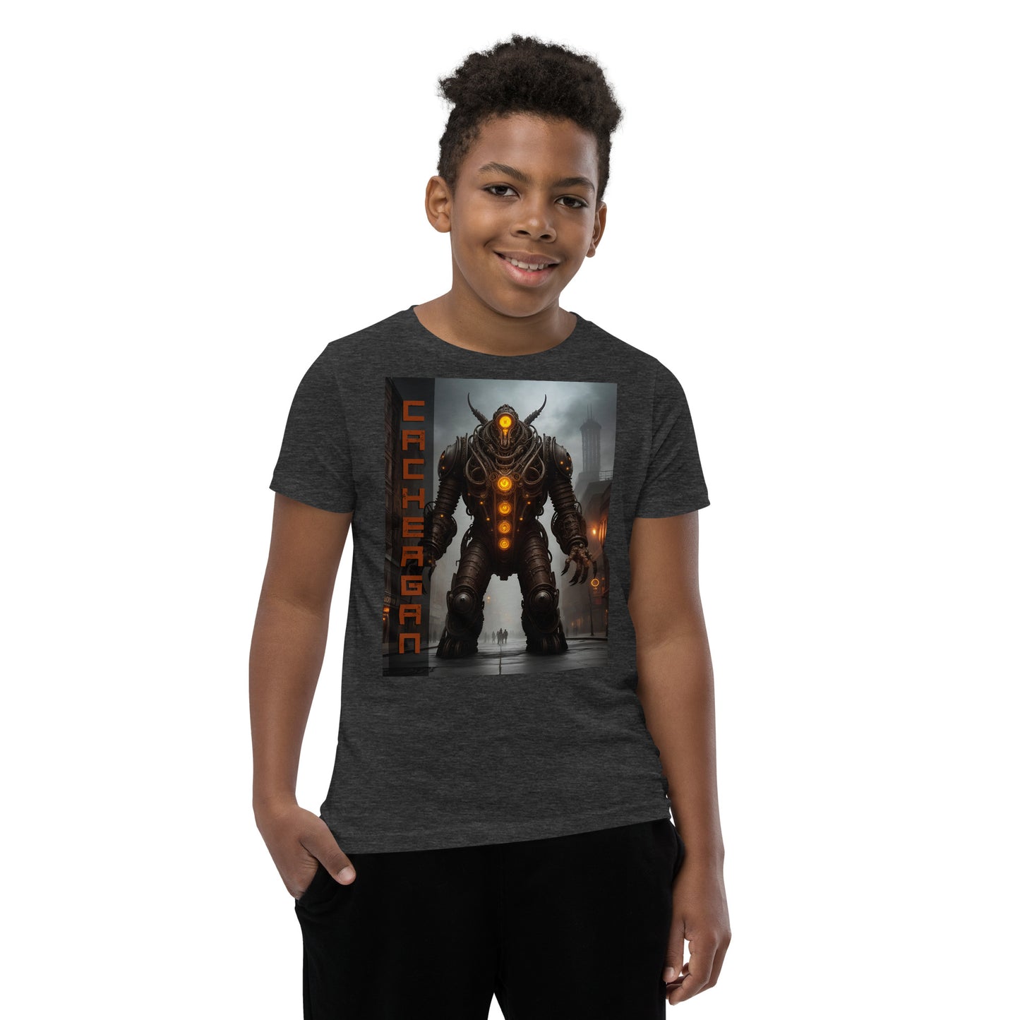 T-shirt a maniche corte per ragazzi. Collezione - Cachergan, Design - ANDRBEL STUDIO