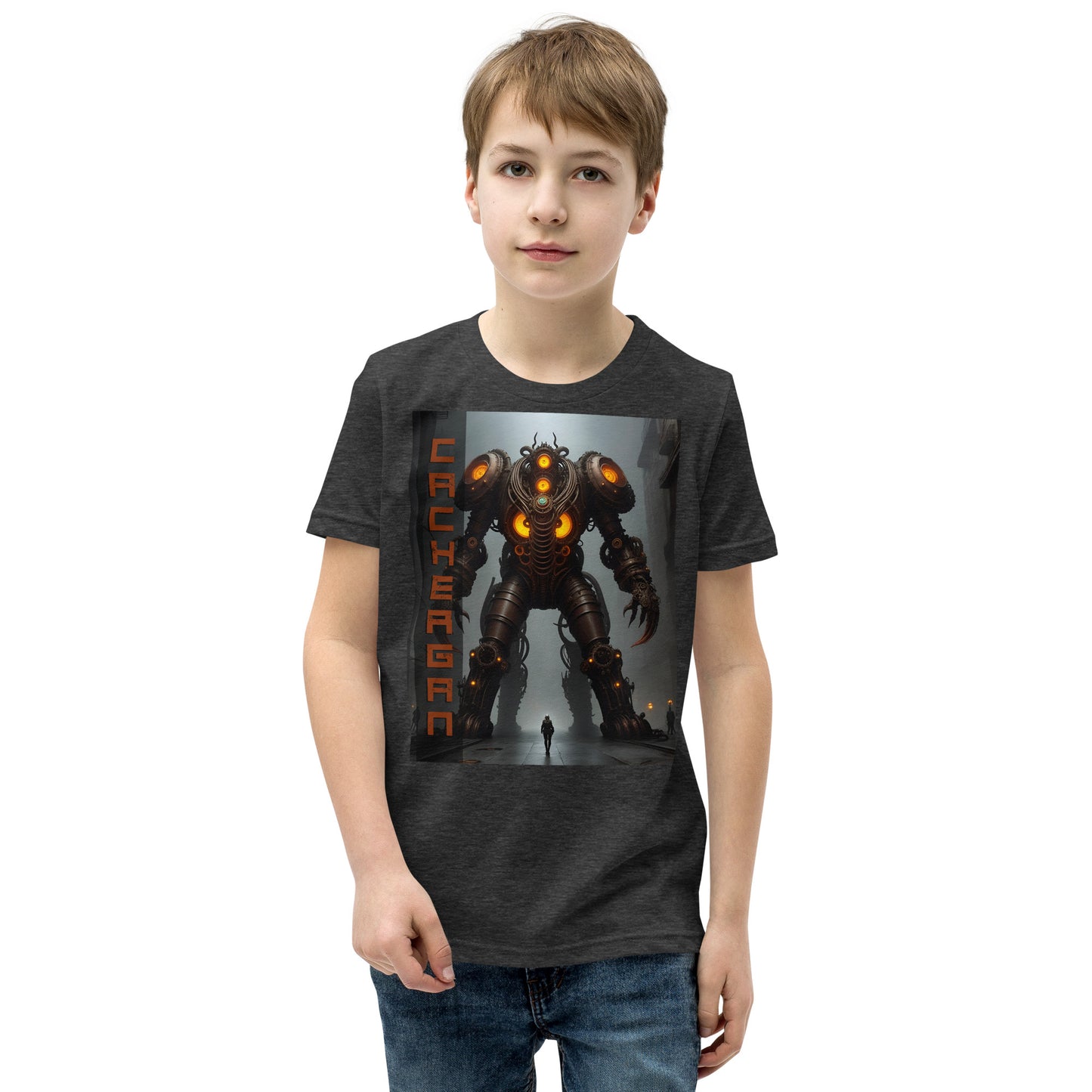 T-shirt a maniche corte per ragazzi. Collezione - Cachergan, Design - ANDRBEL STUDIO
