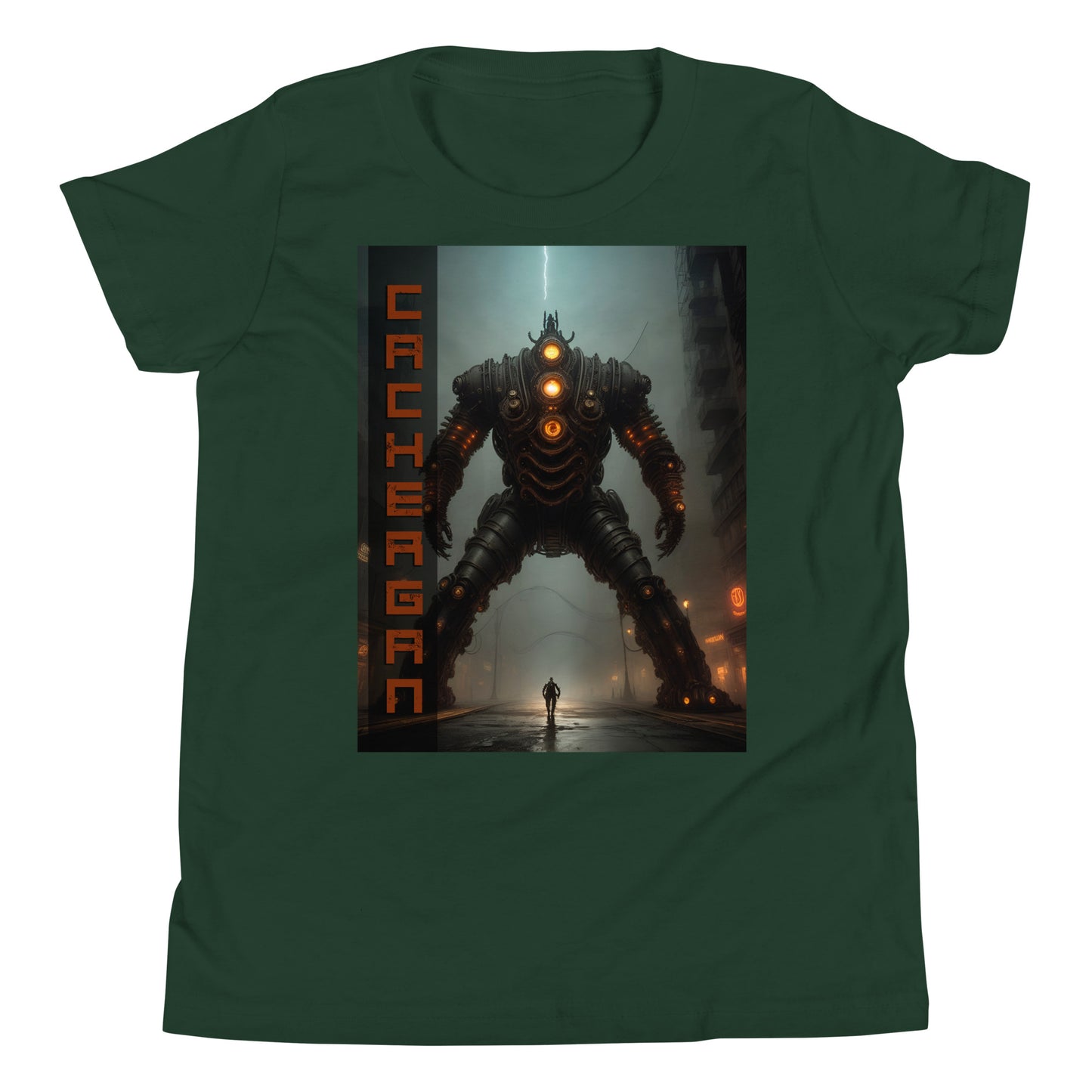 T-shirt a maniche corte per ragazzi. Collezione - Cachergan, Design - ANDRBEL STUDIO
