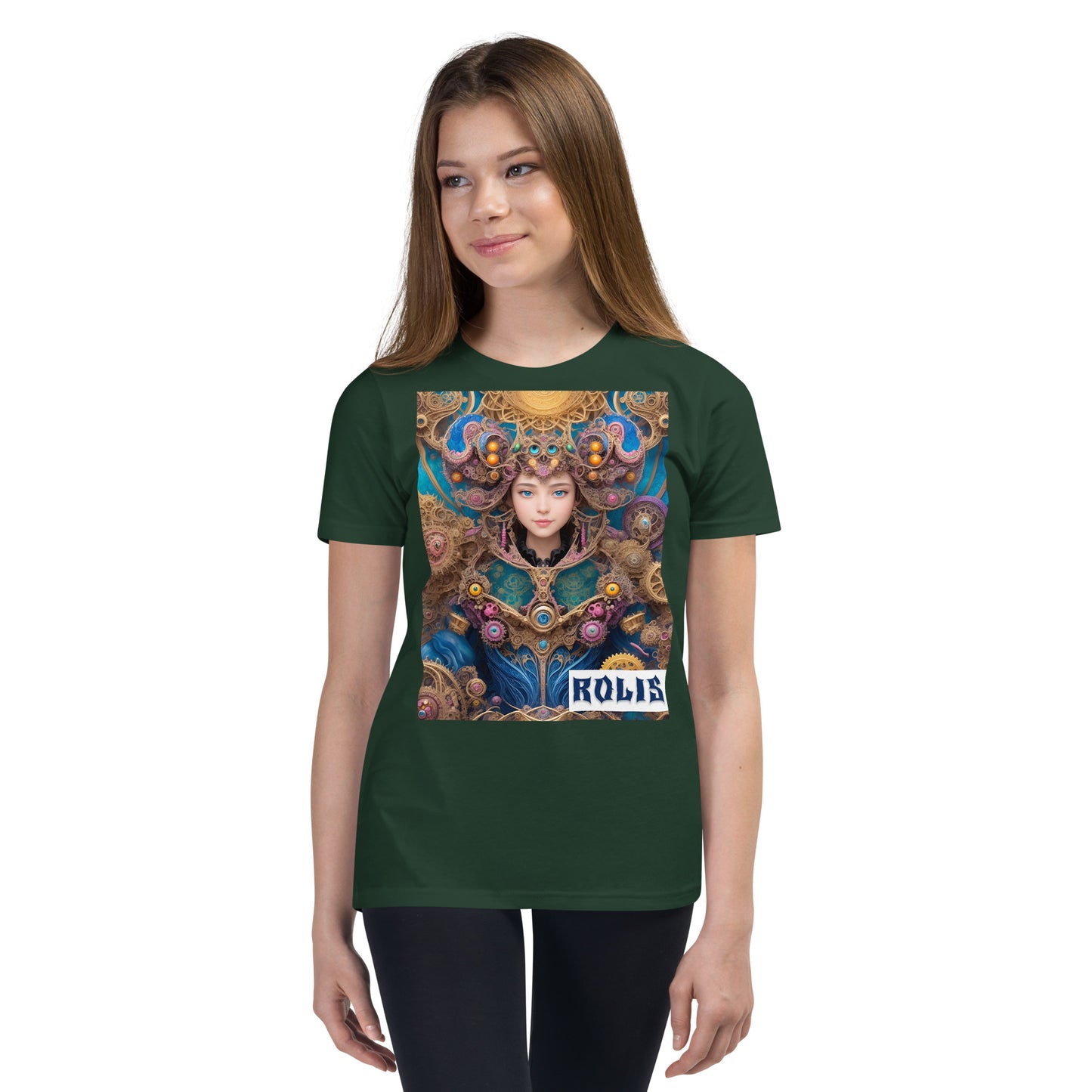 Youth Short Sleeve T-Shirt. Collection - ROLIS, Design - ANDRBEL STUDIO