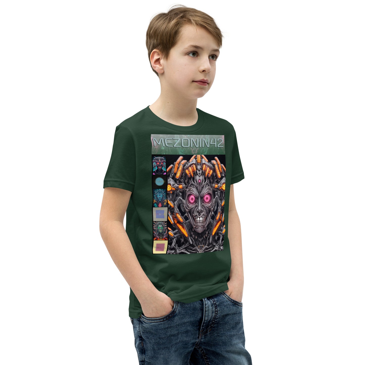 Youth Short Sleeve T-Shirt. Collection - MEZONIN 42, Design - ANDRBEL STUDIO
