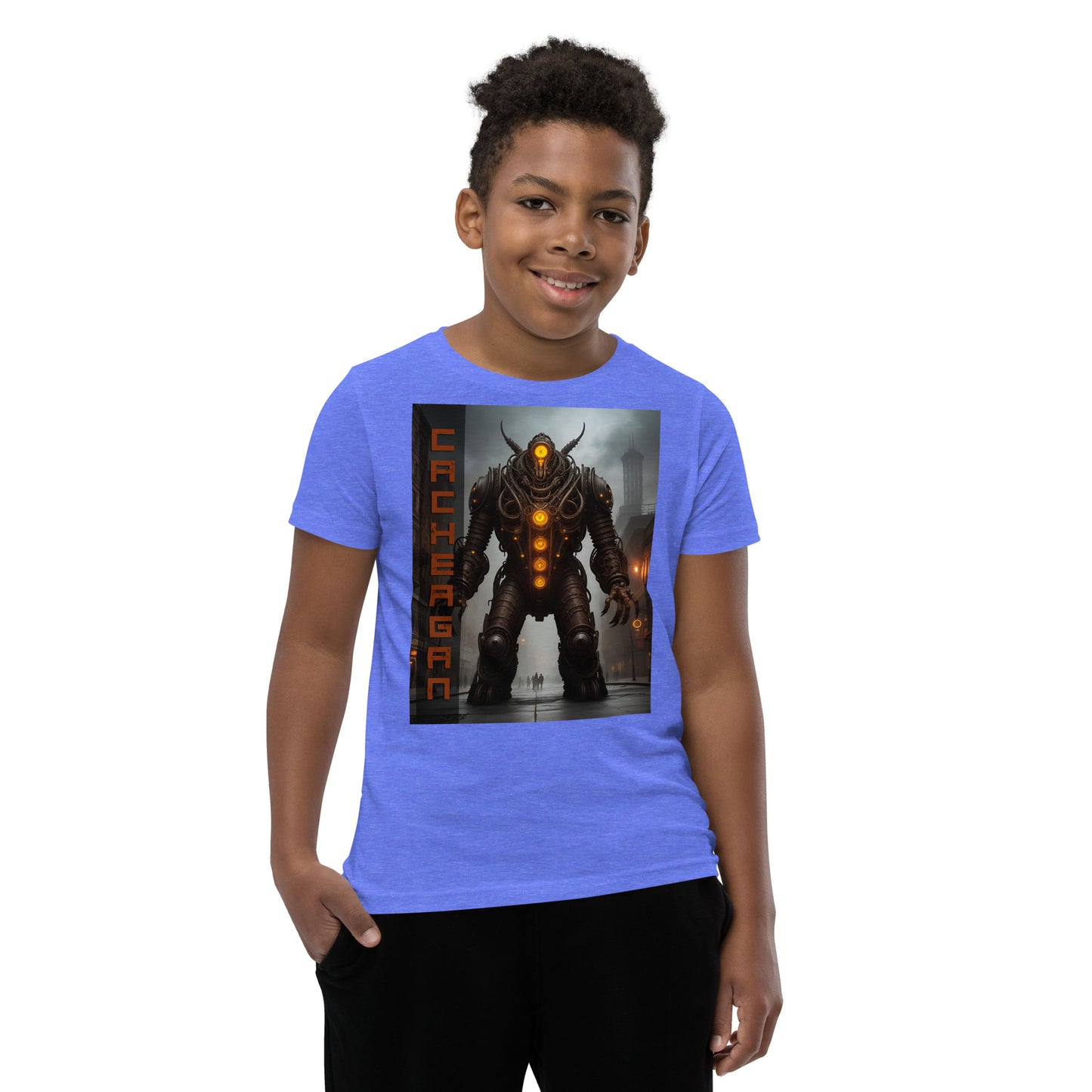 T-shirt a maniche corte per ragazzi. Collezione - Cachergan, Design - ANDRBEL STUDIO