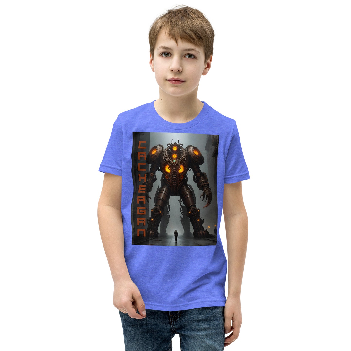 T-shirt a maniche corte per ragazzi. Collezione - Cachergan, Design - ANDRBEL STUDIO