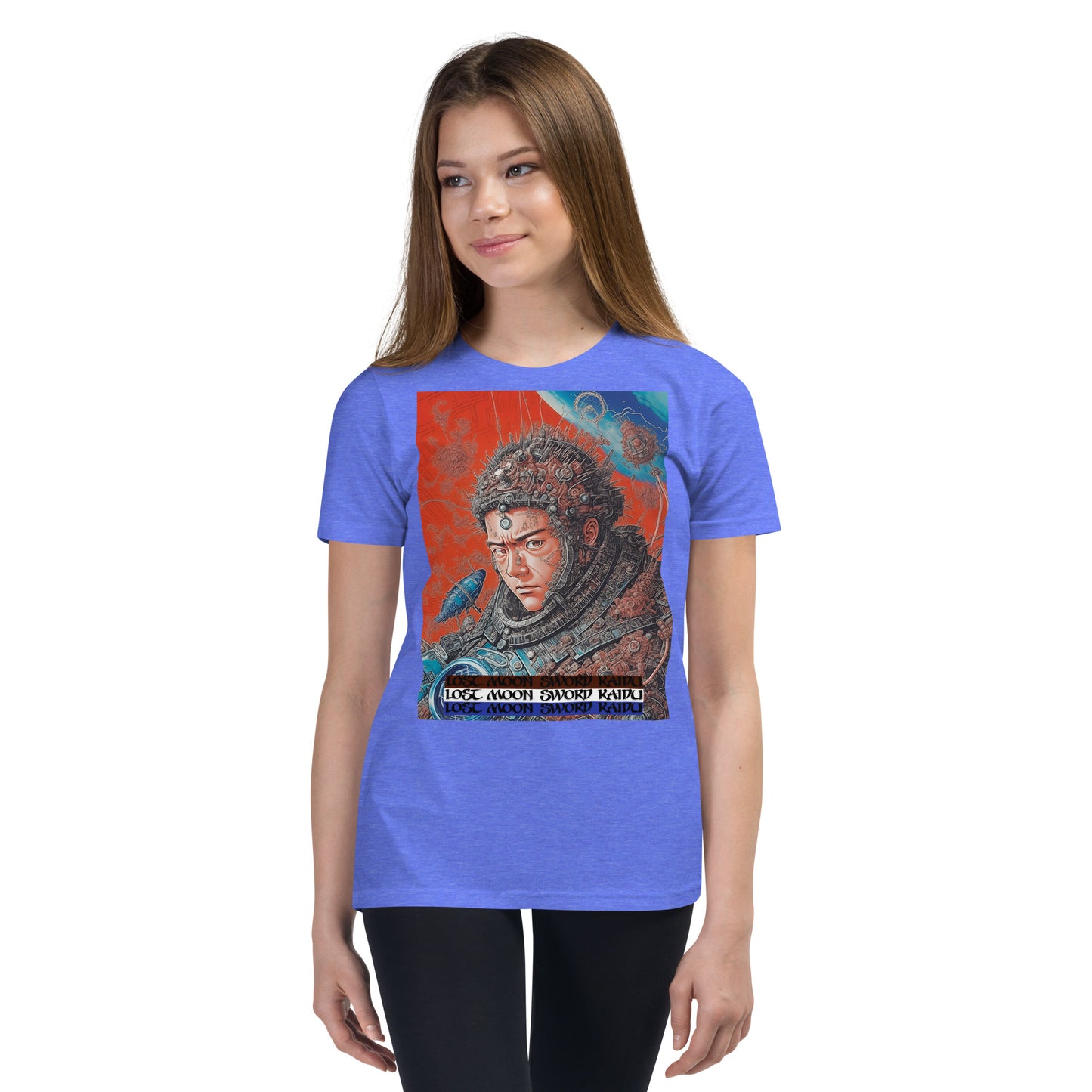 Youth Short Sleeve T-Shirt. Collection - Lost Moon Sword Kaidu, Design - ANDRBEL STUDIO