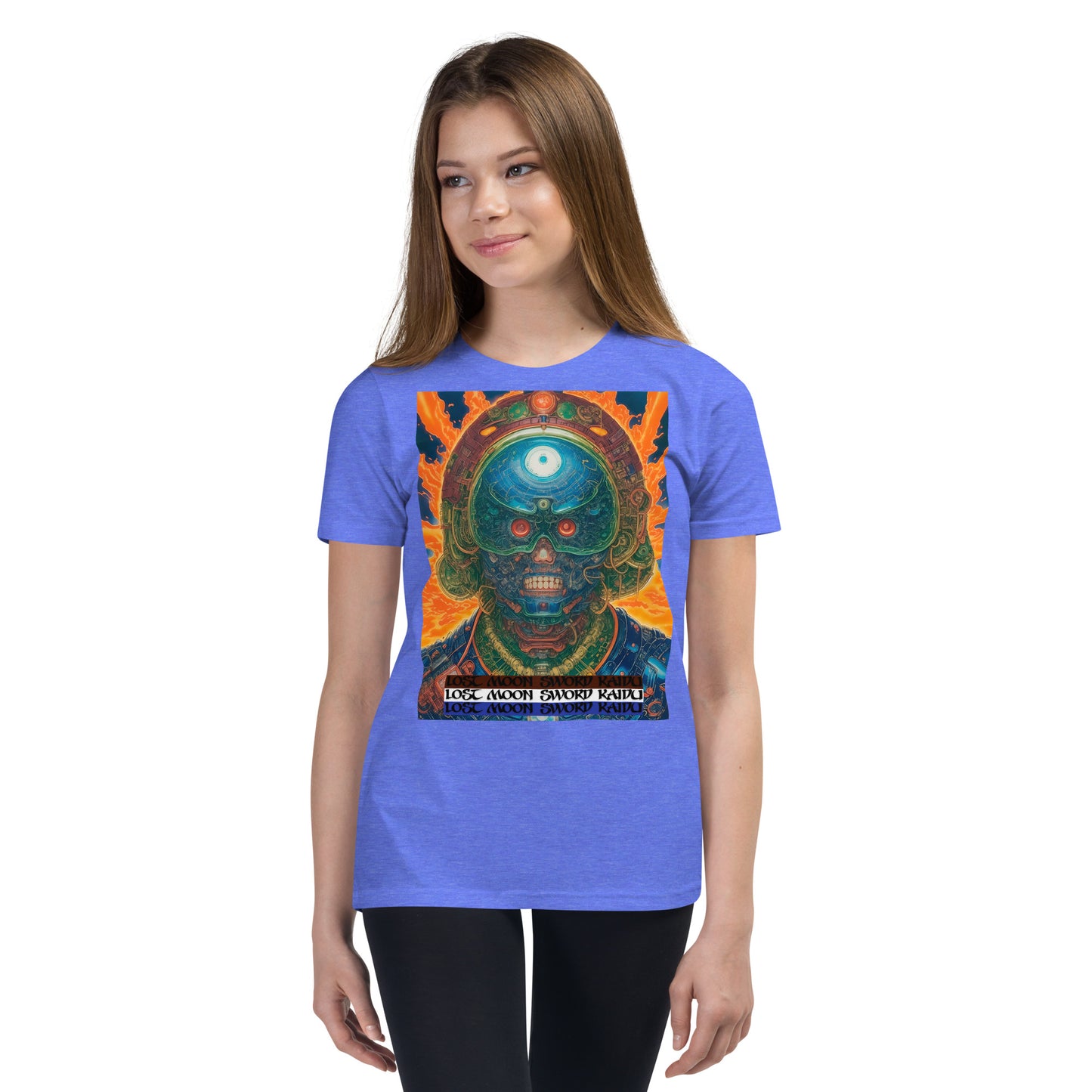 Youth Short Sleeve T-Shirt. Collection - Lost Moon Sword Kaidu, Design - ANDRBEL STUDIO
