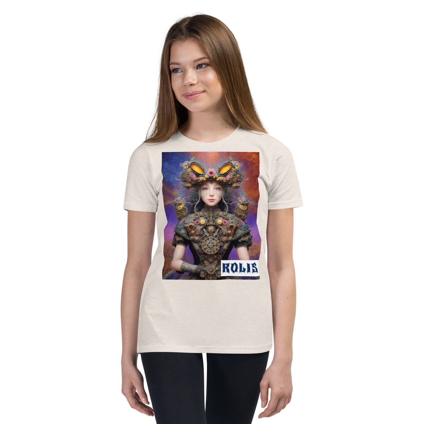 Youth Short Sleeve T-Shirt. Collection - ROLIS, Design - ANDRBEL STUDIO