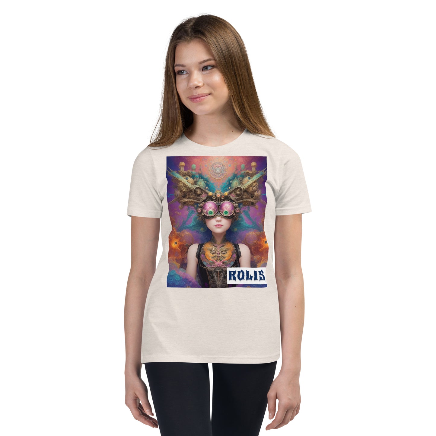 Youth Short Sleeve T-Shirt. Collection - ROLIS, Design - ANDRBEL STUDIO