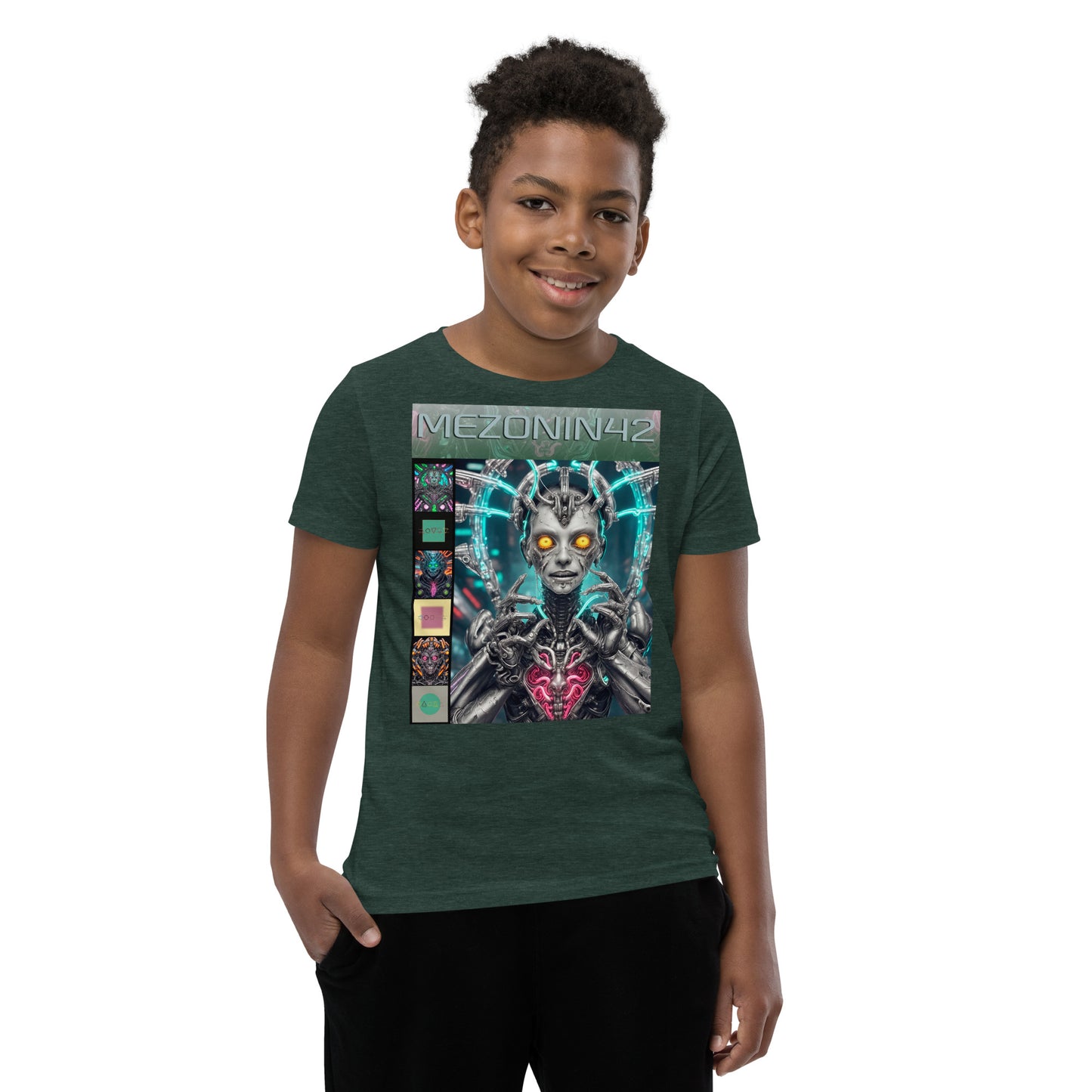 Youth Short Sleeve T-Shirt. Collection - MEZONIN 42, Design - ANDRBEL STUDIO