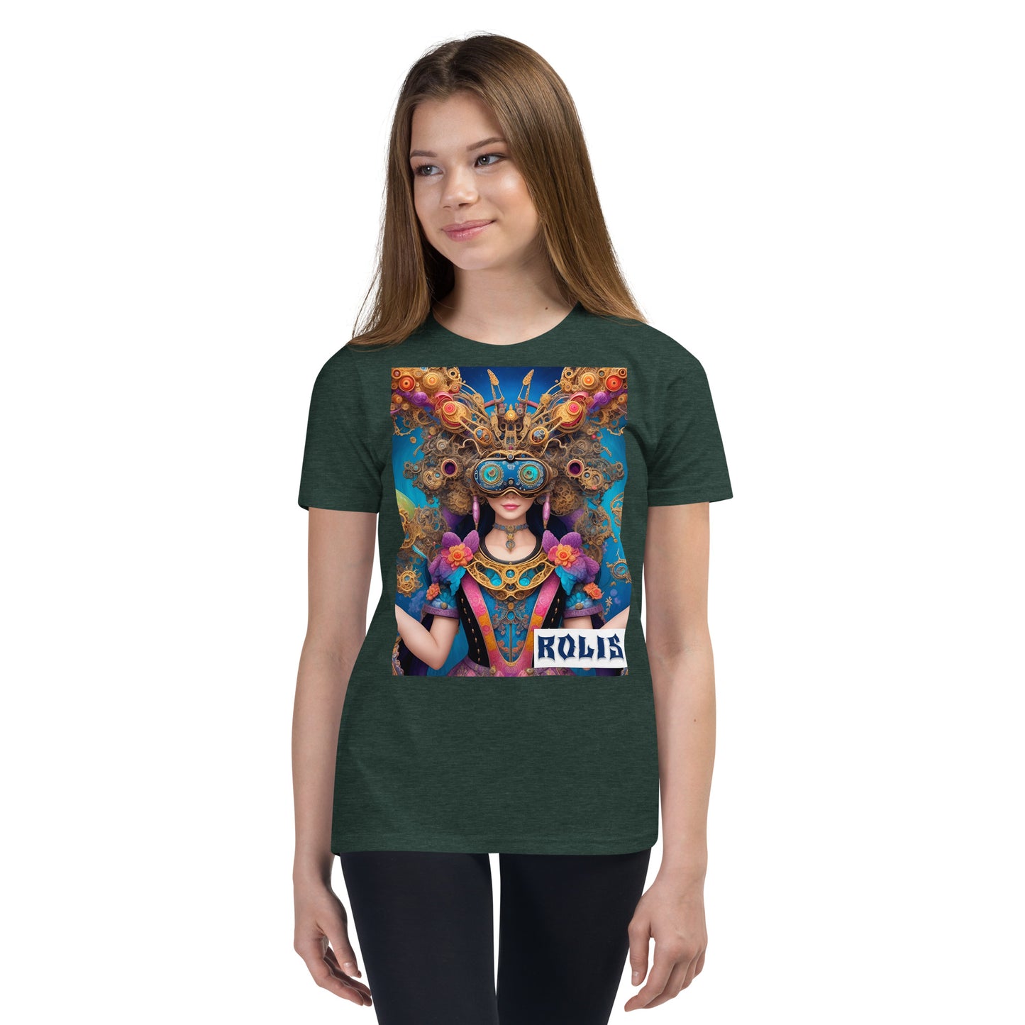 Youth Short Sleeve T-Shirt. Collection - ROLIS, Design - ANDRBEL STUDIO