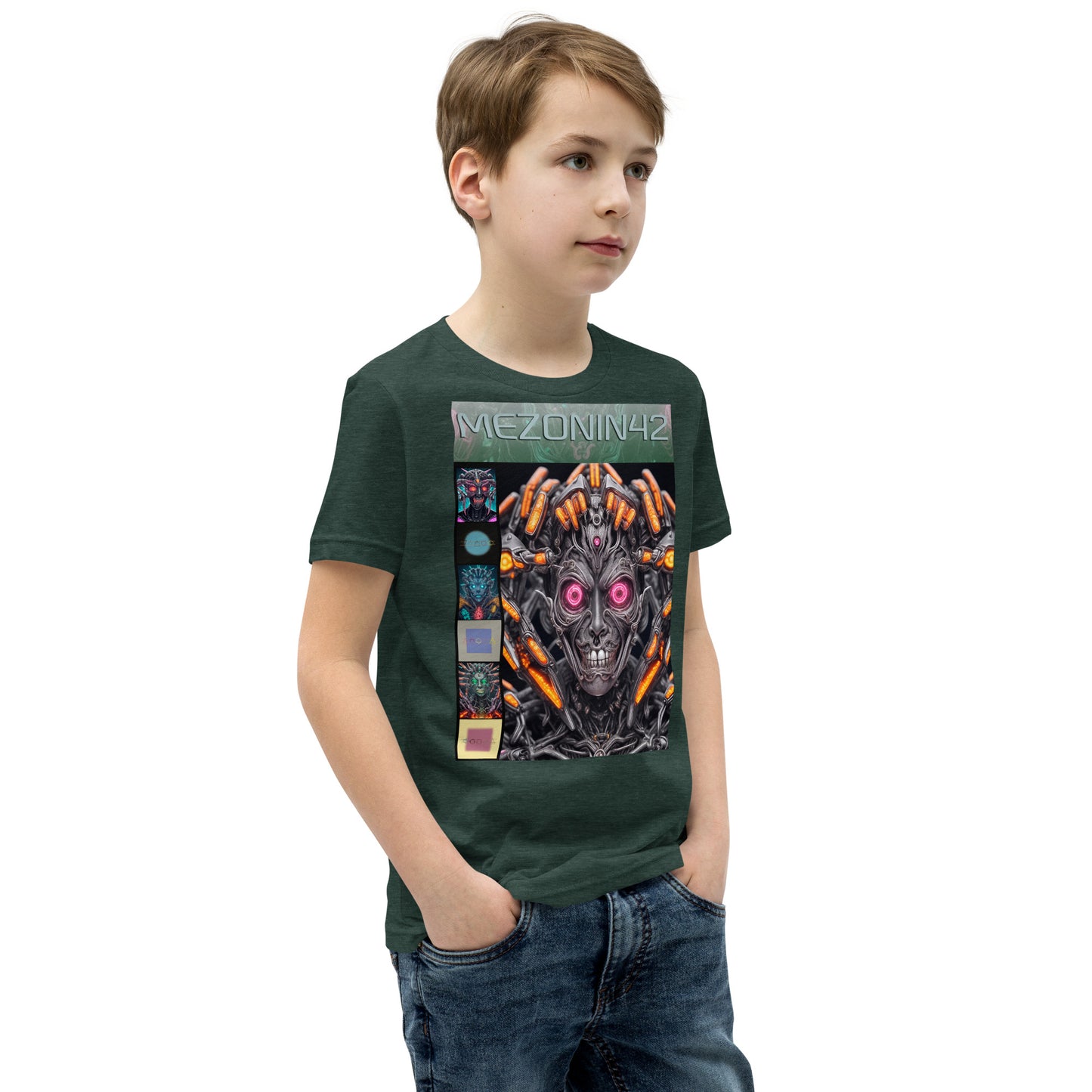 Youth Short Sleeve T-Shirt. Collection - MEZONIN 42, Design - ANDRBEL STUDIO