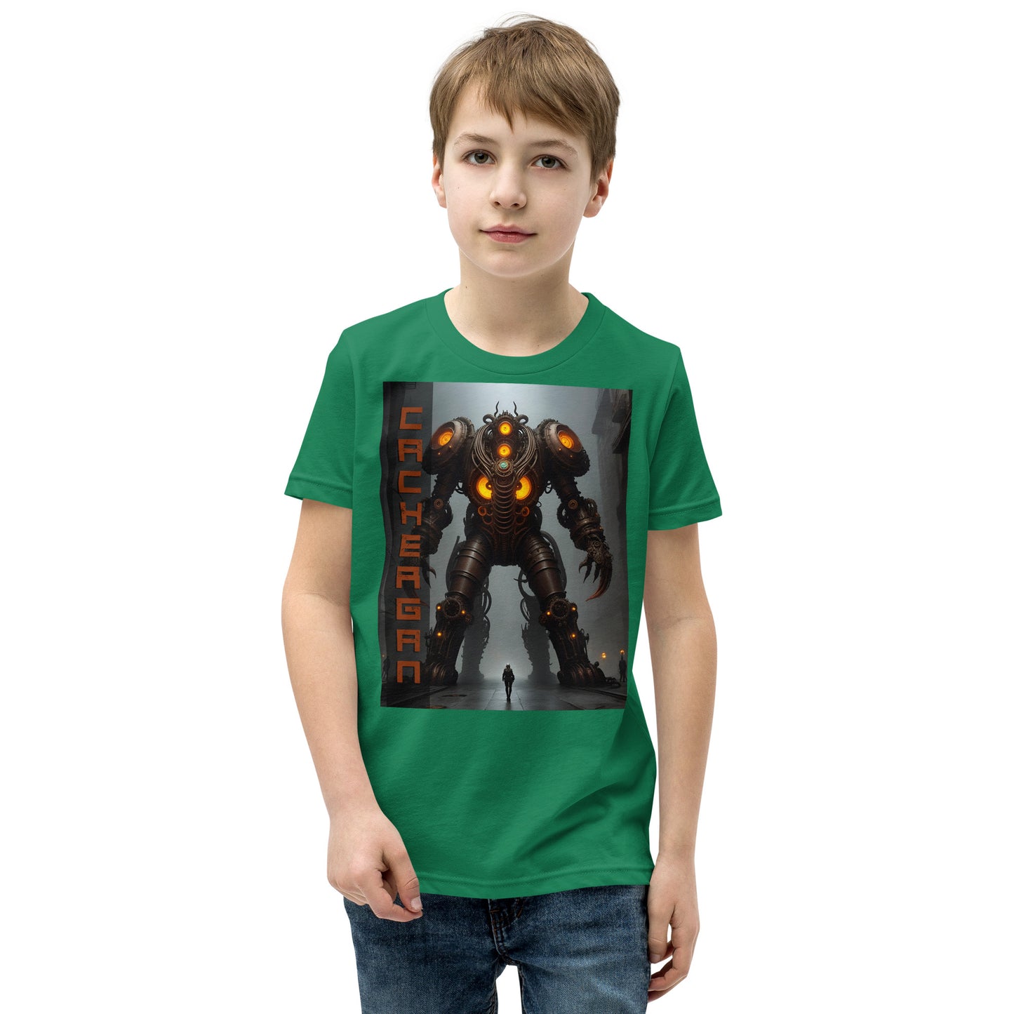 T-shirt a maniche corte per ragazzi. Collezione - Cachergan, Design - ANDRBEL STUDIO