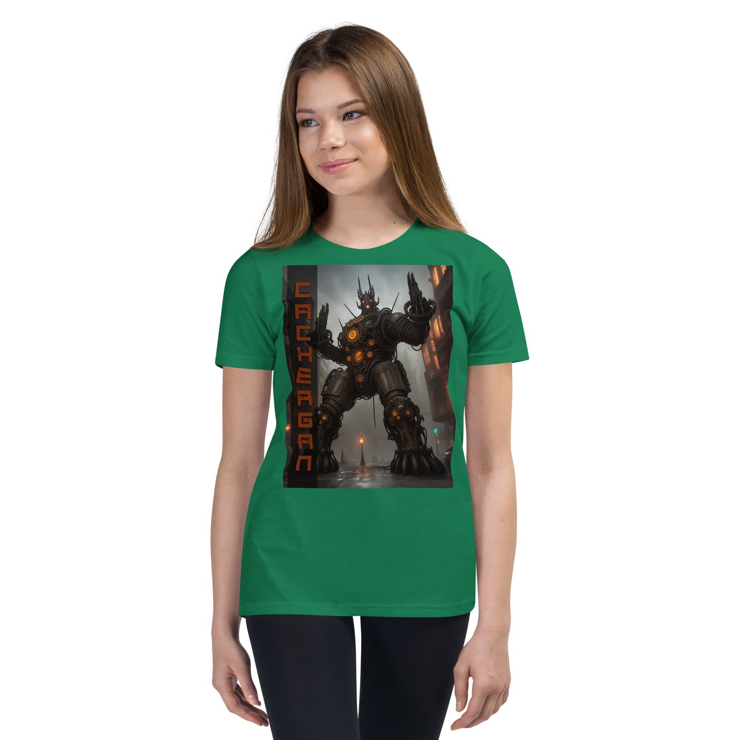 T-shirt a maniche corte per ragazzi. Collezione - Cachergan, Design - ANDRBEL STUDIO