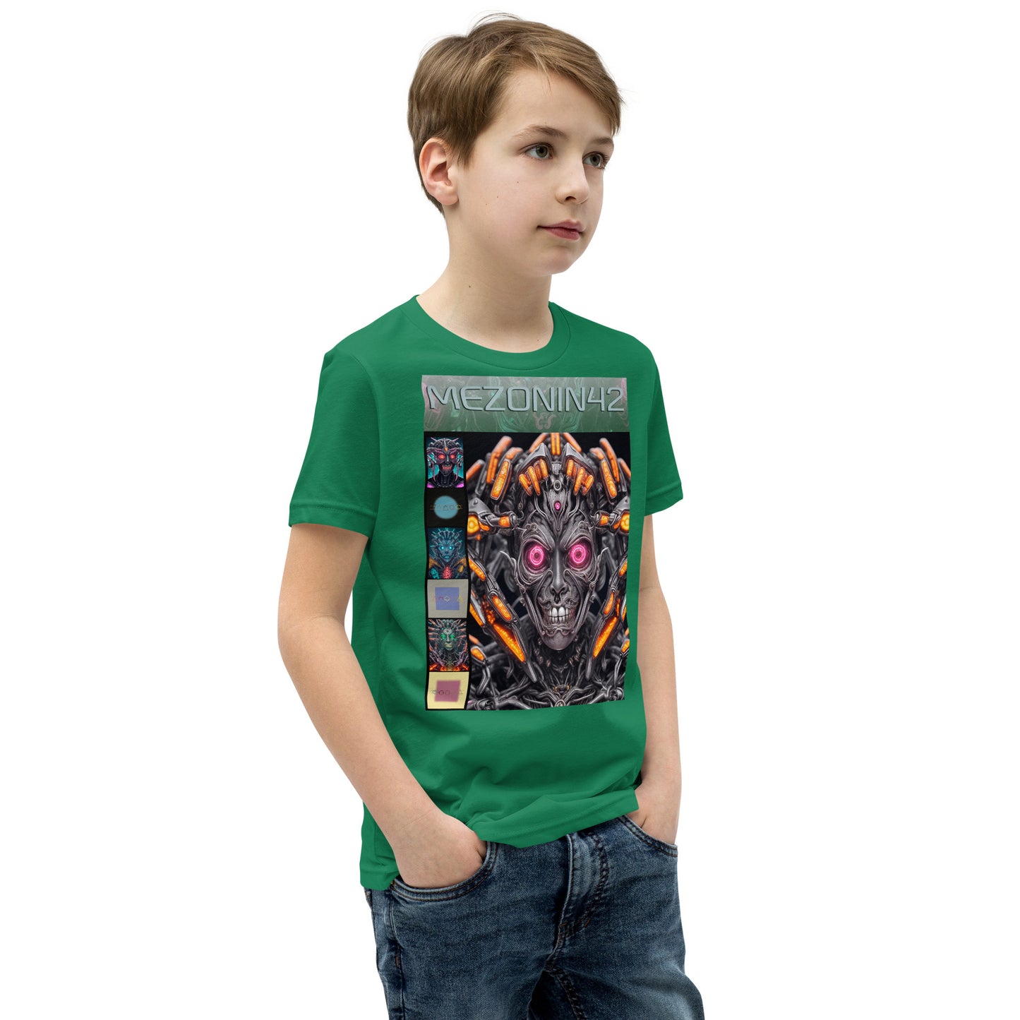 Youth Short Sleeve T-Shirt. Collection - MEZONIN 42, Design - ANDRBEL STUDIO