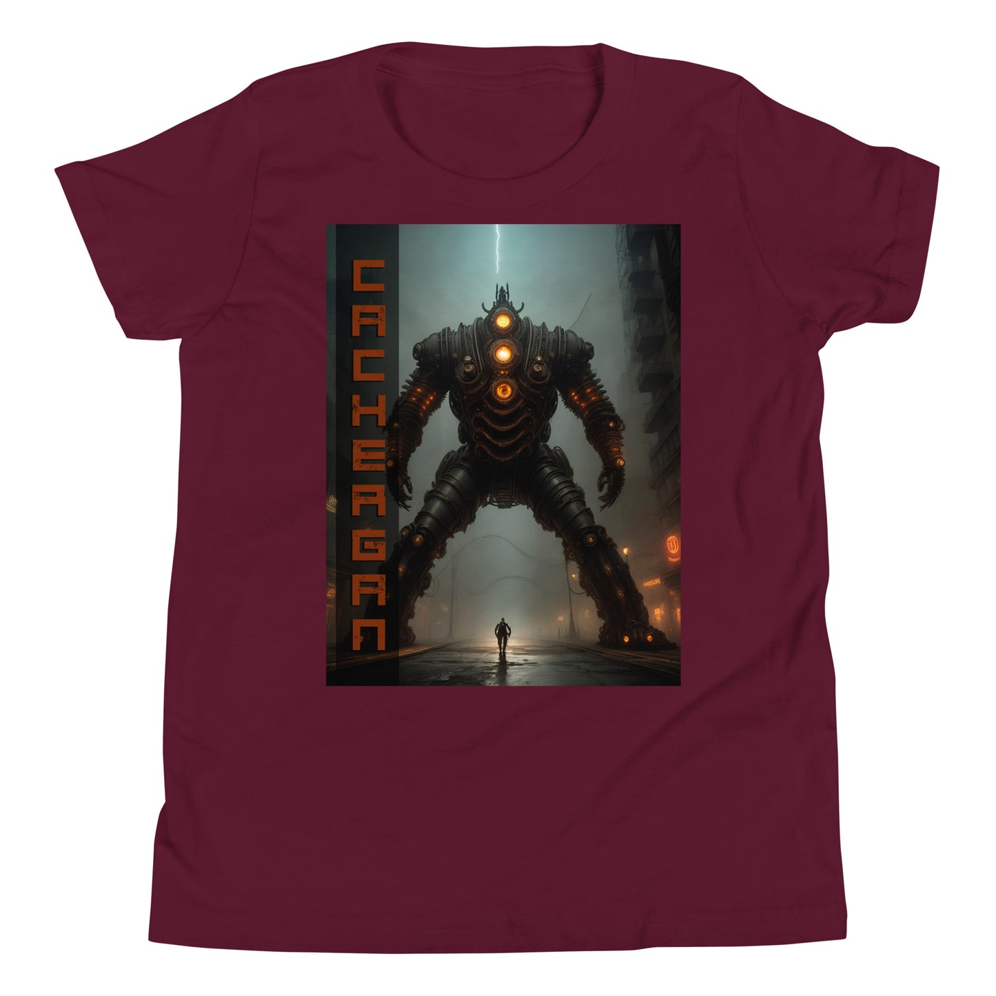 T-shirt a maniche corte per ragazzi. Collezione - Cachergan, Design - ANDRBEL STUDIO