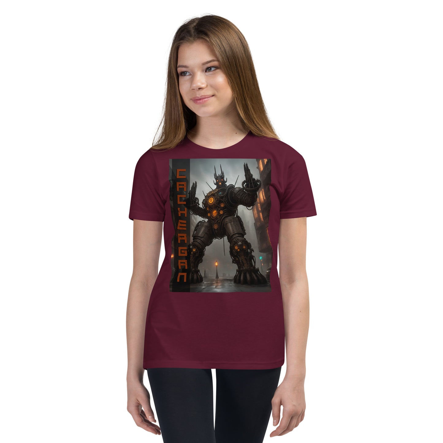 T-shirt a maniche corte per ragazzi. Collezione - Cachergan, Design - ANDRBEL STUDIO