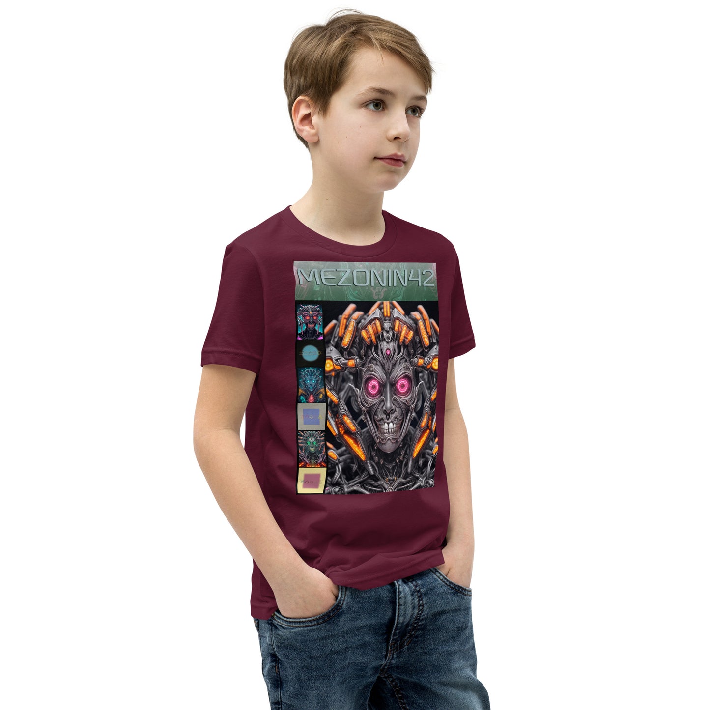 Youth Short Sleeve T-Shirt. Collection - MEZONIN 42, Design - ANDRBEL STUDIO