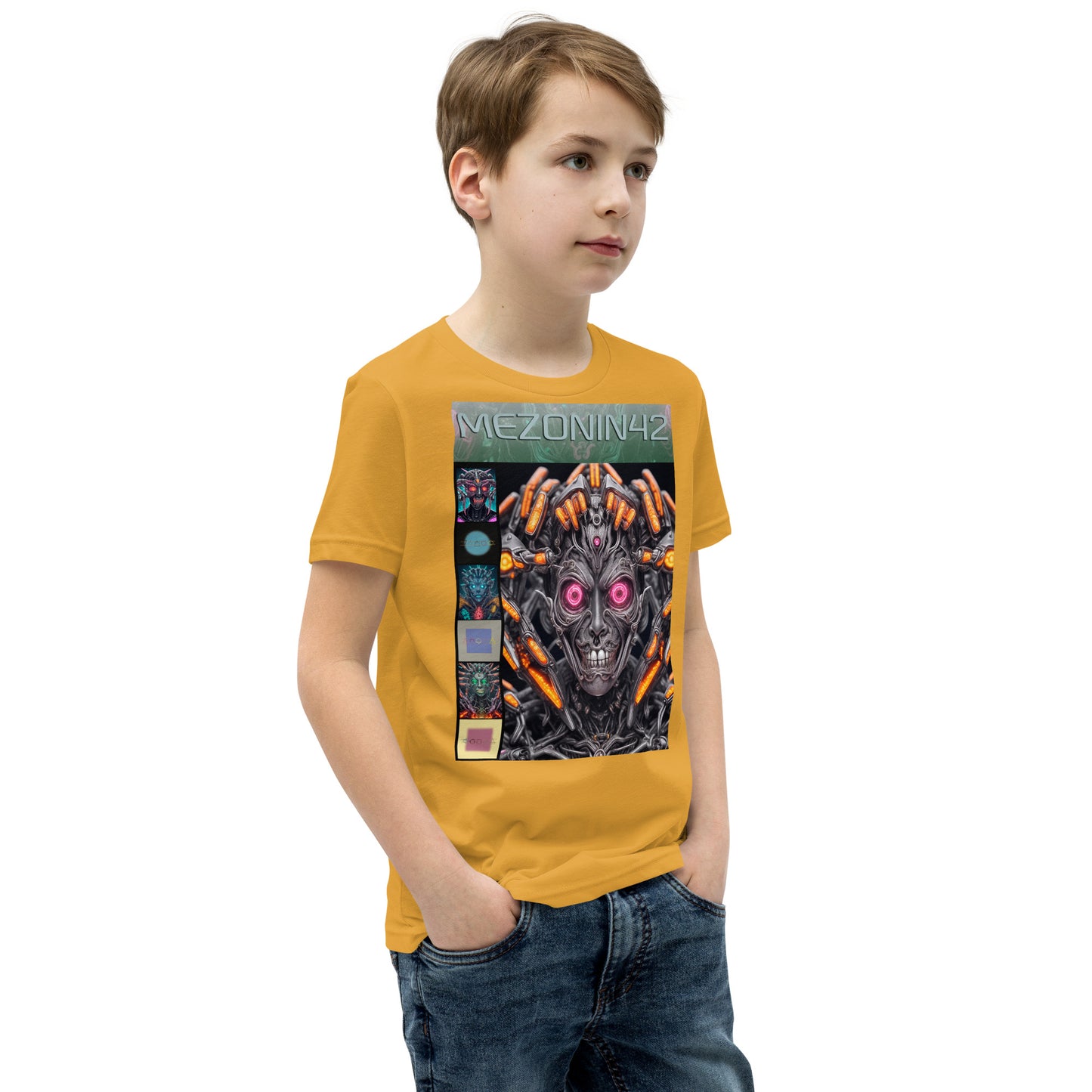 Youth Short Sleeve T-Shirt. Collection - MEZONIN 42, Design - ANDRBEL STUDIO