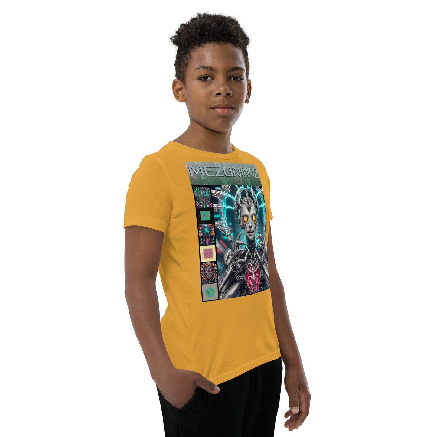 Youth Short Sleeve T-Shirt. Collection - MEZONIN 42, Design - ANDRBEL STUDIO