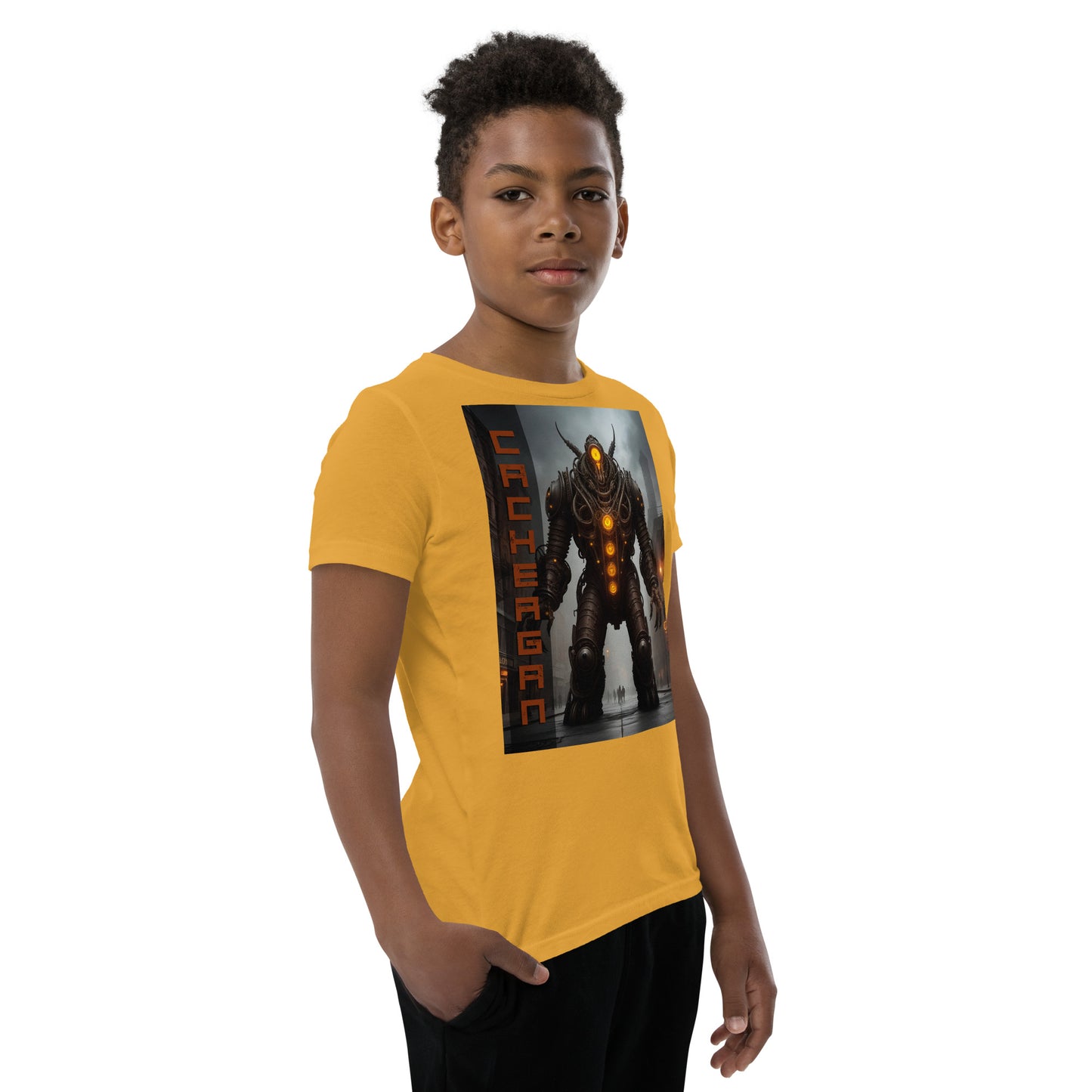 T-shirt a maniche corte per ragazzi. Collezione - Cachergan, Design - ANDRBEL STUDIO