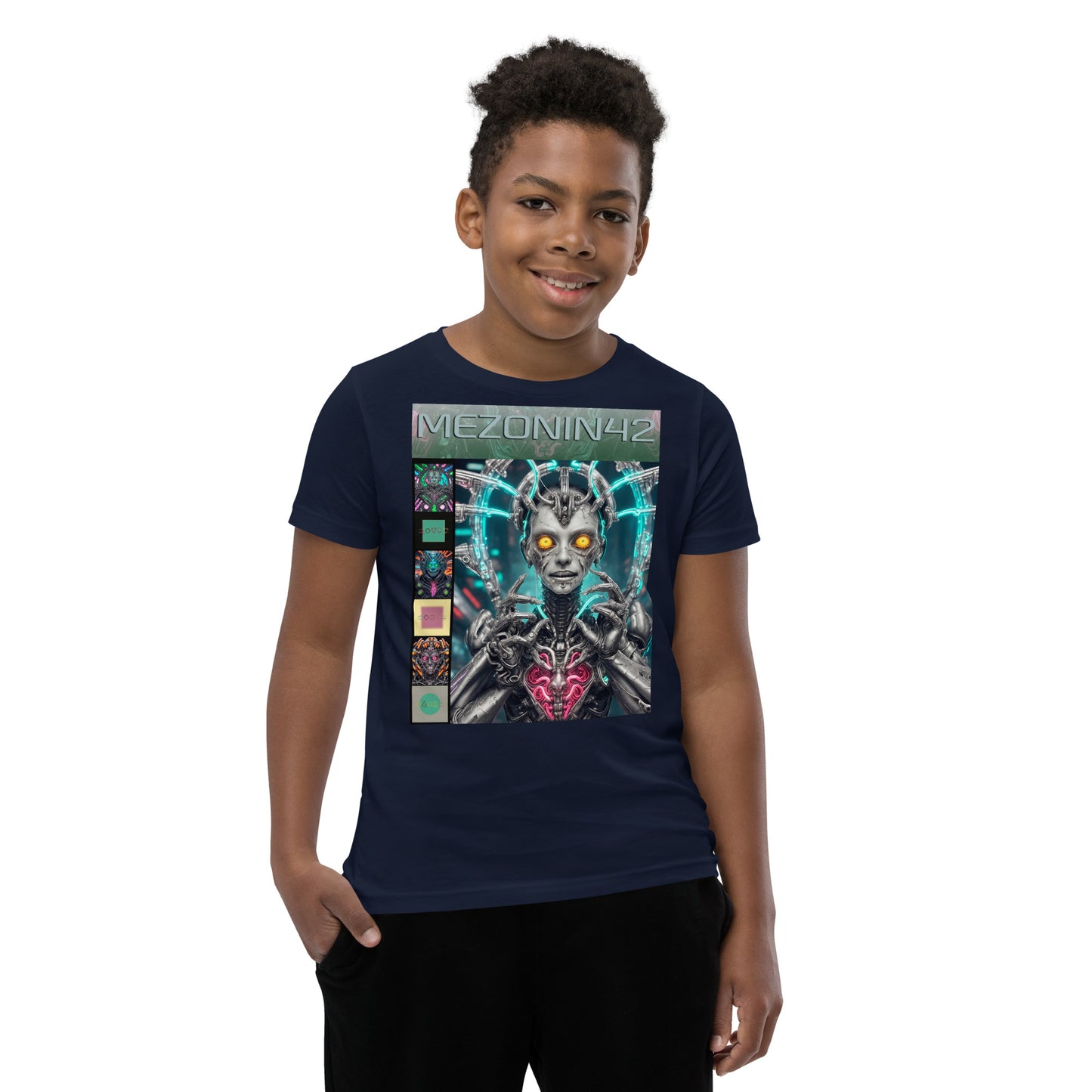 Youth Short Sleeve T-Shirt. Collection - MEZONIN 42, Design - ANDRBEL STUDIO