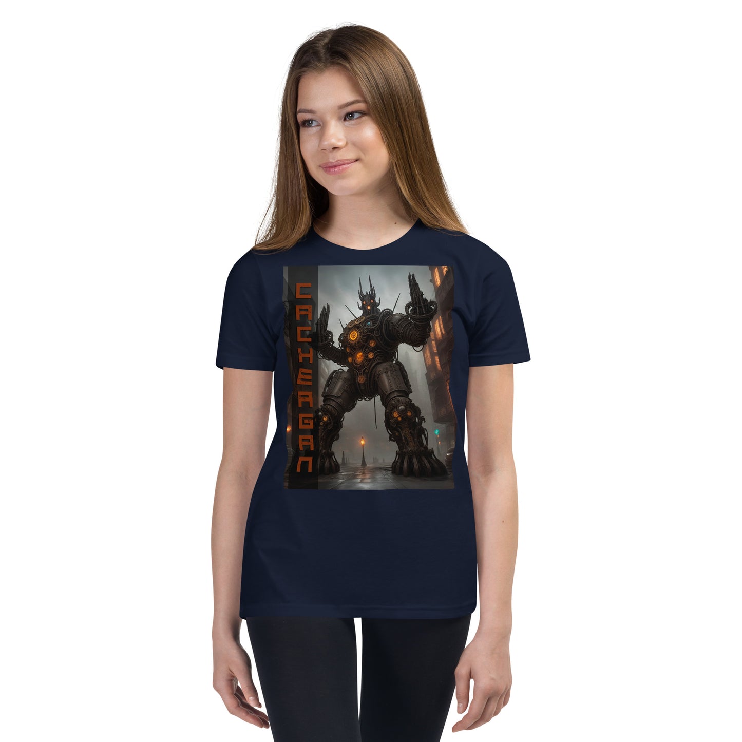 T-shirt a maniche corte per ragazzi. Collezione - Cachergan, Design - ANDRBEL STUDIO