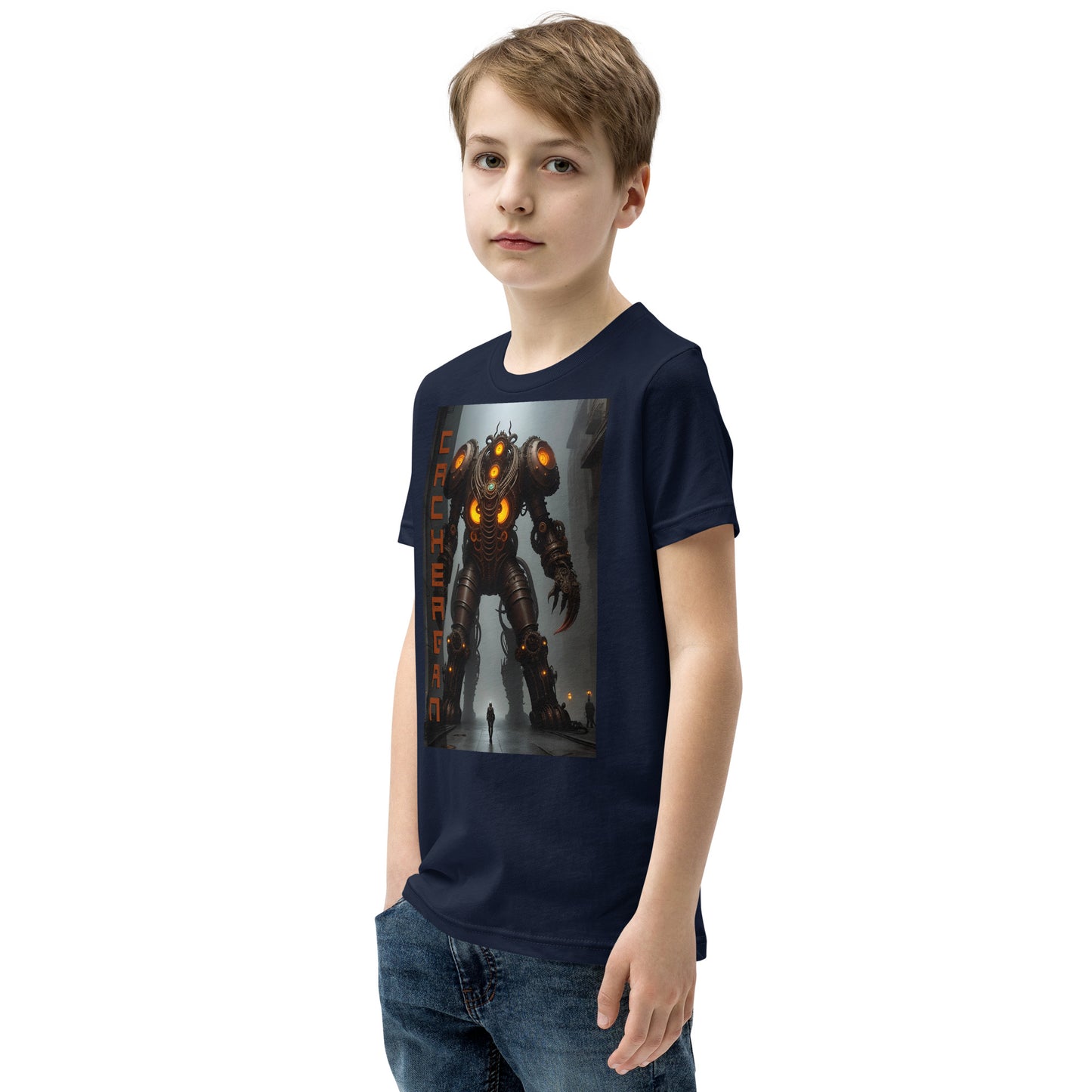 T-shirt a maniche corte per ragazzi. Collezione - Cachergan, Design - ANDRBEL STUDIO