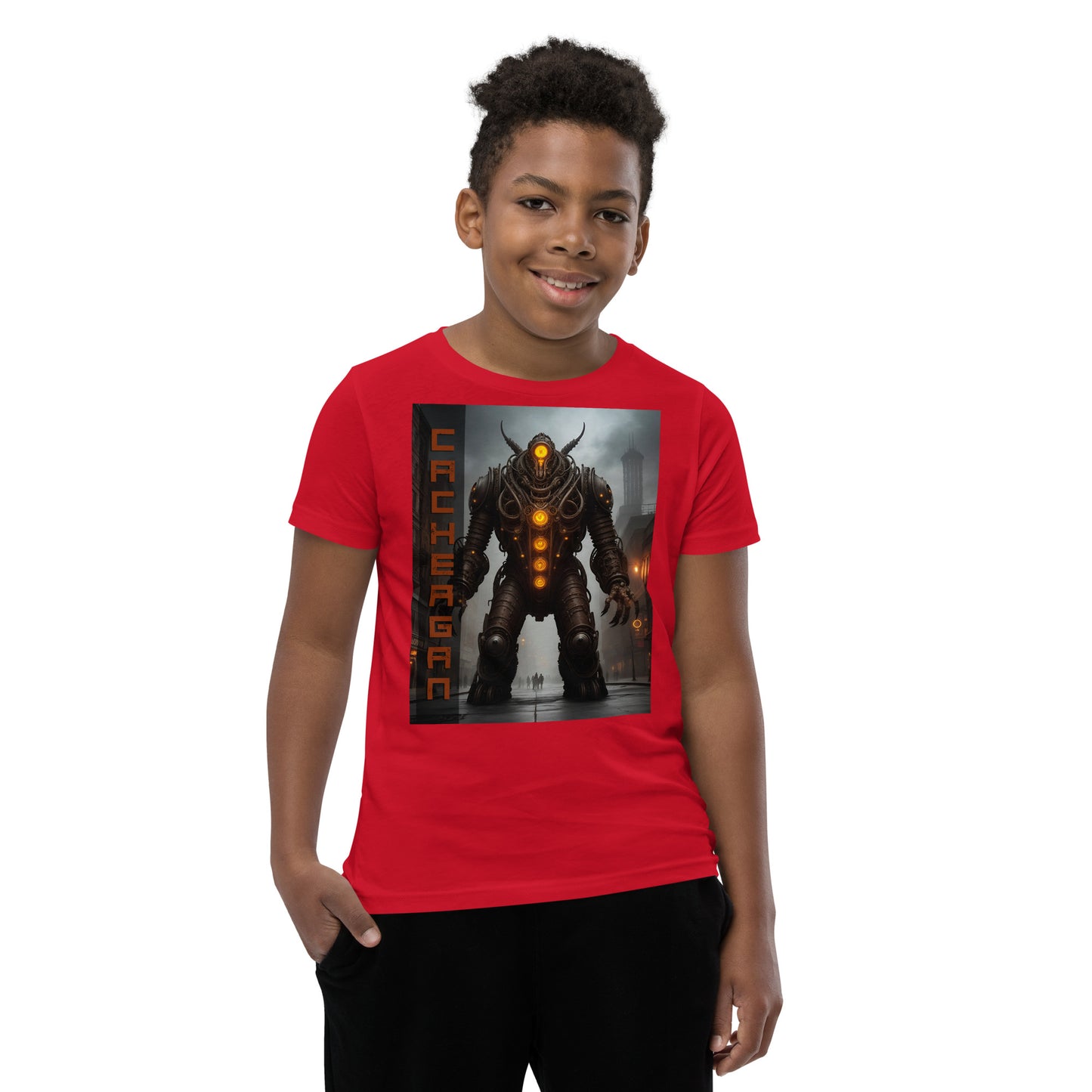 T-shirt a maniche corte per ragazzi. Collezione - Cachergan, Design - ANDRBEL STUDIO
