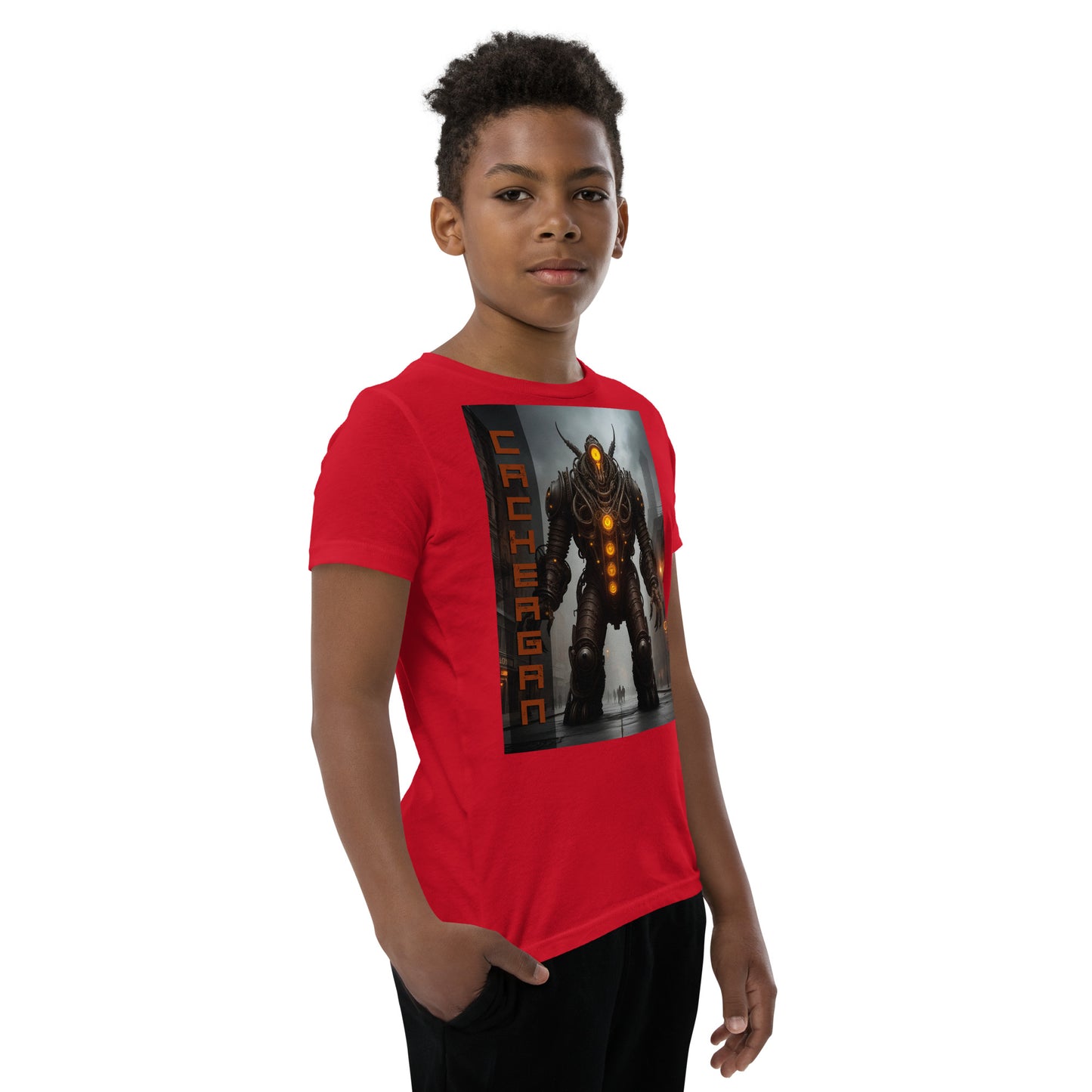 T-shirt a maniche corte per ragazzi. Collezione - Cachergan, Design - ANDRBEL STUDIO