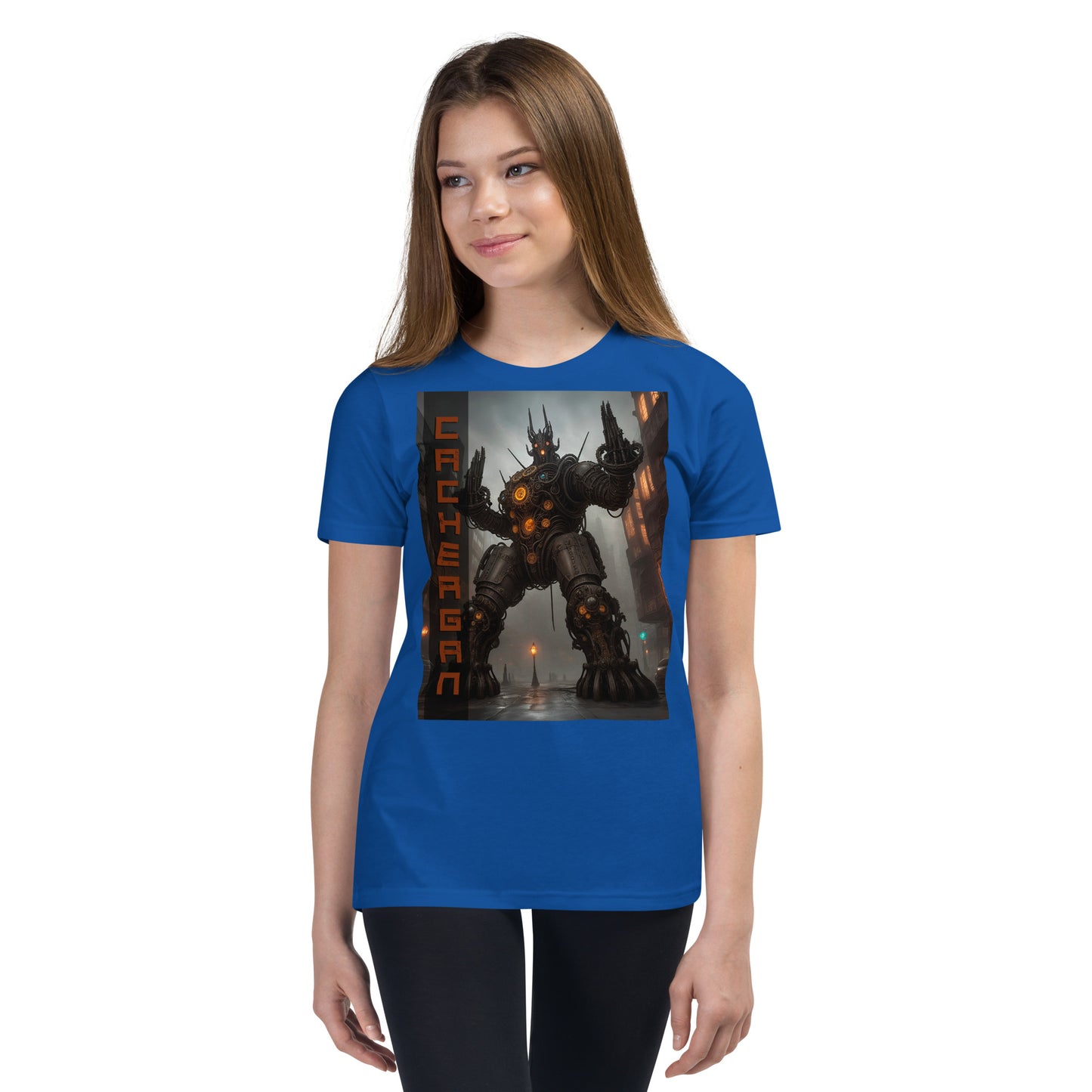 T-shirt a maniche corte per ragazzi. Collezione - Cachergan, Design - ANDRBEL STUDIO