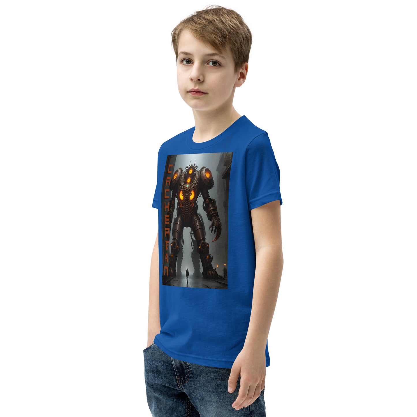 T-shirt a maniche corte per ragazzi. Collezione - Cachergan, Design - ANDRBEL STUDIO
