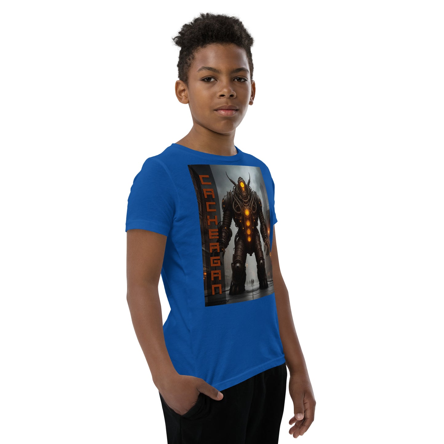 T-shirt a maniche corte per ragazzi. Collezione - Cachergan, Design - ANDRBEL STUDIO