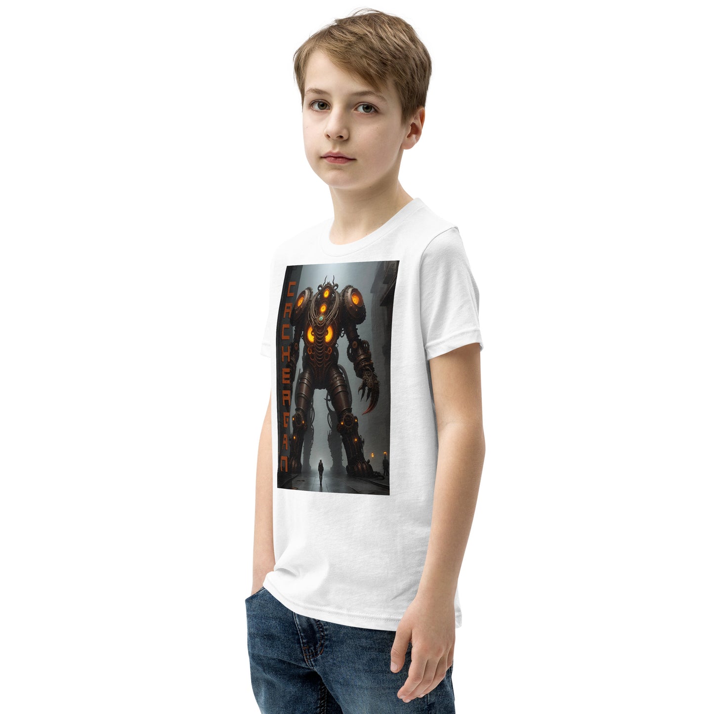 T-shirt a maniche corte per ragazzi. Collezione - Cachergan, Design - ANDRBEL STUDIO