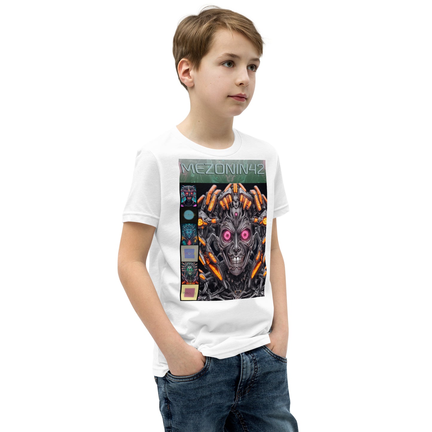 Youth Short Sleeve T-Shirt. Collection - MEZONIN 42, Design - ANDRBEL STUDIO