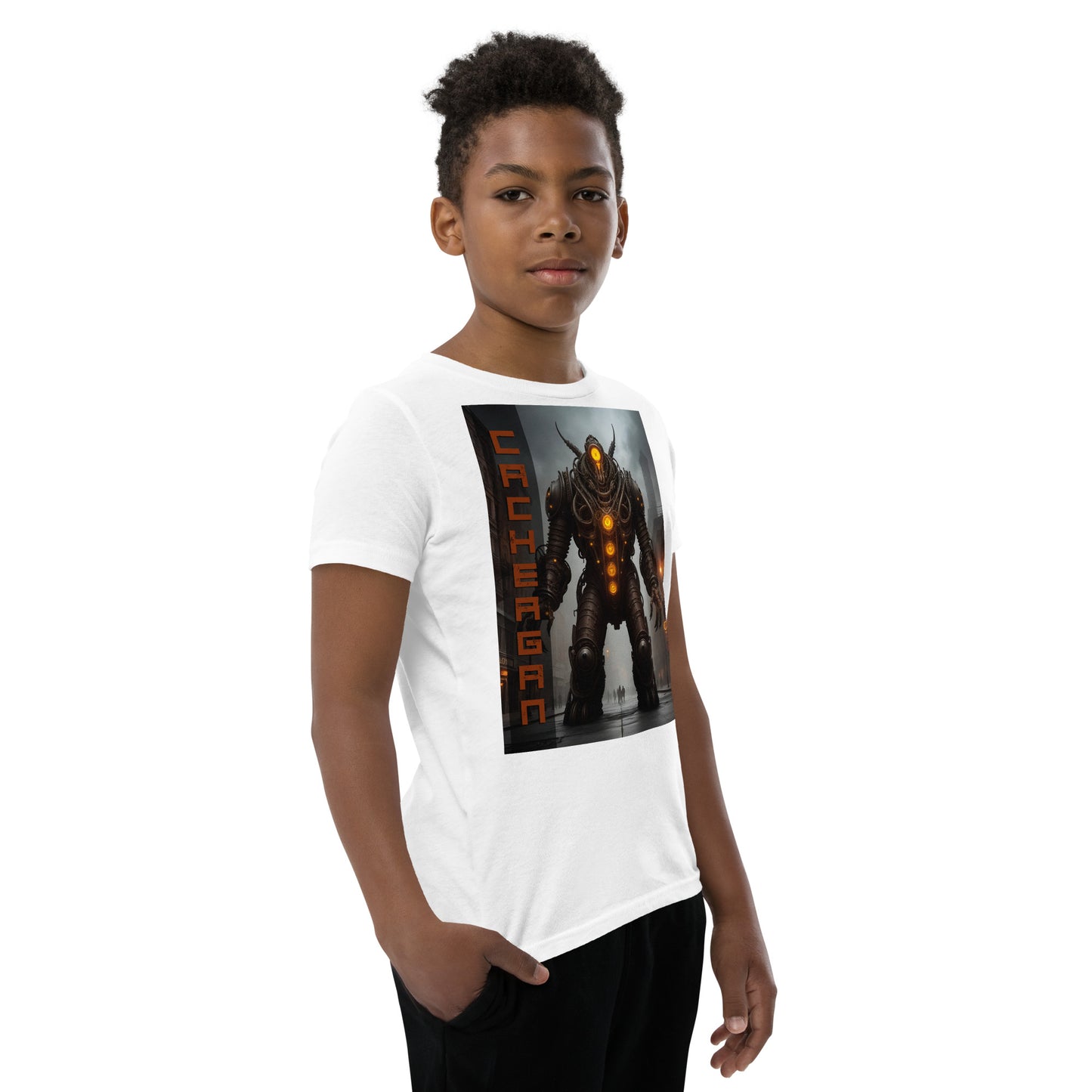 T-shirt a maniche corte per ragazzi. Collezione - Cachergan, Design - ANDRBEL STUDIO