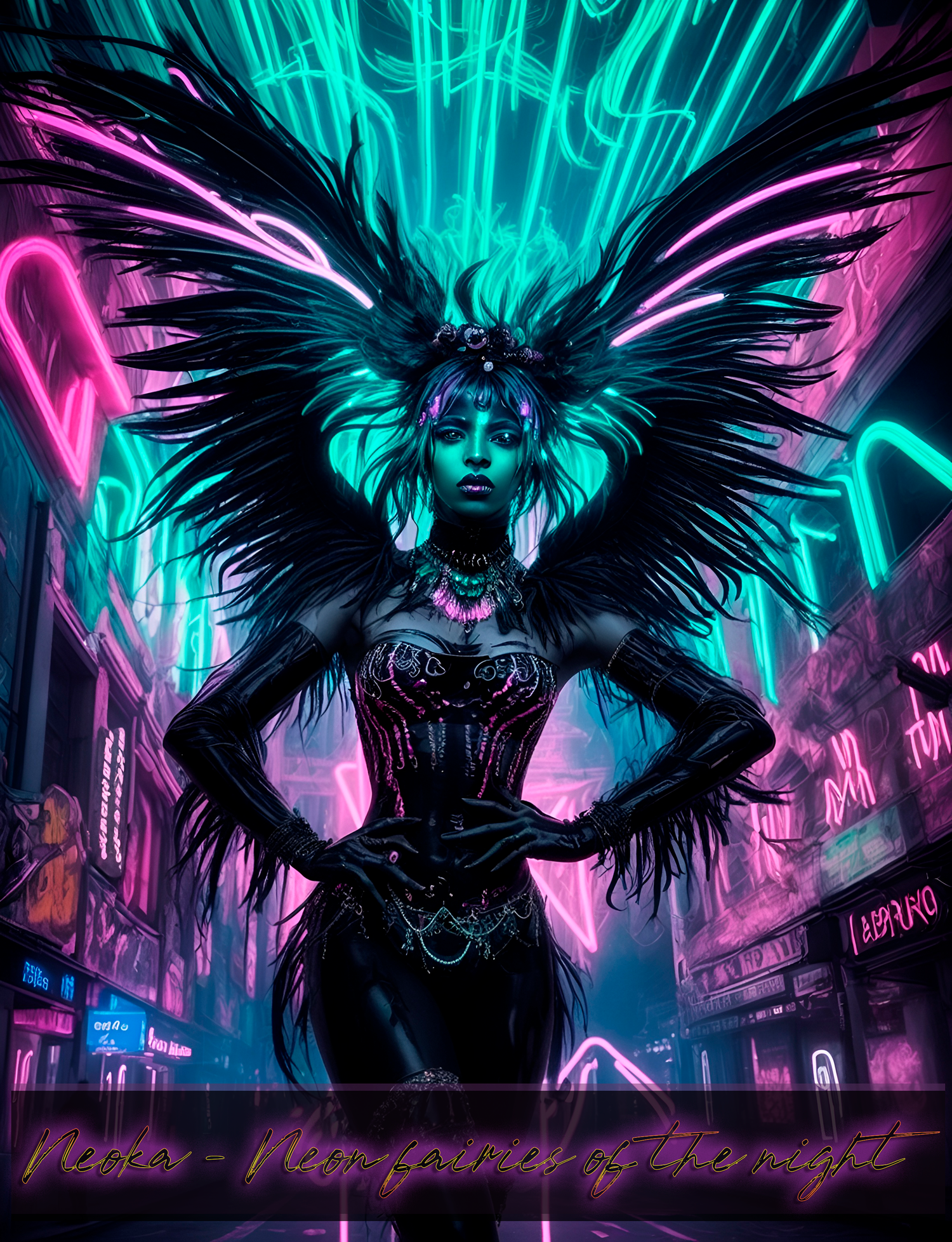 Neoka-Neon fairies of the night