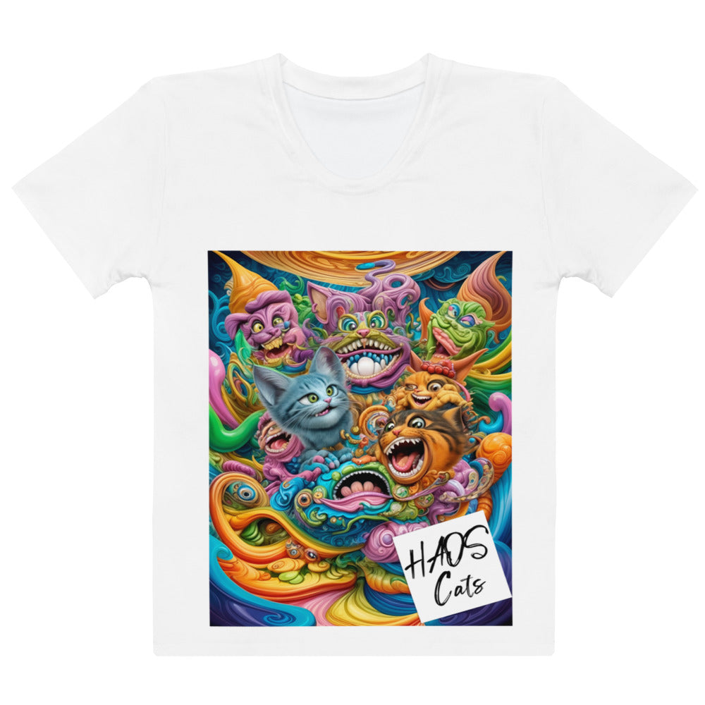 Women's T-shirt. Collection - HAOS Cats, Design - ANDRBEL STUDIO