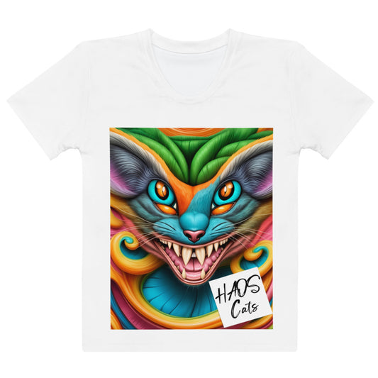 Women's T-shirt. Collection - HAOS Cats, Design - ANDRBEL STUDIO