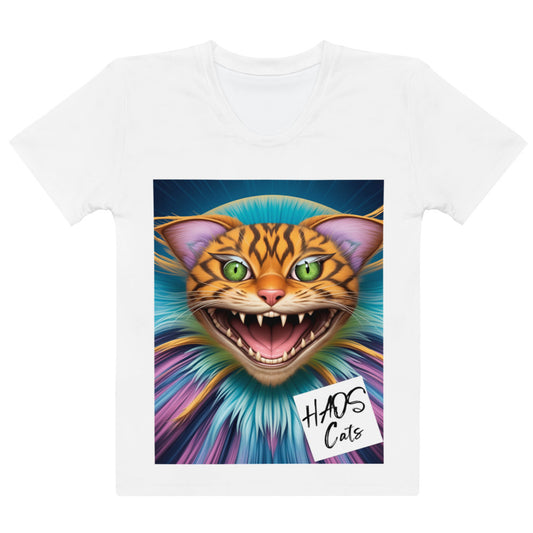 Women's T-shirt. Collection - HAOS Cats, Design - ANDRBEL STUDIO