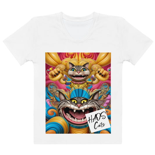 Women's T-shirt. Collection - HAOS Cats, Design - ANDRBEL STUDIO