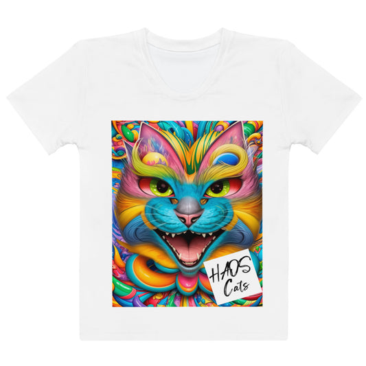 Women's T-shirt. Collection - HAOS Cats, Design - ANDRBEL STUDIO