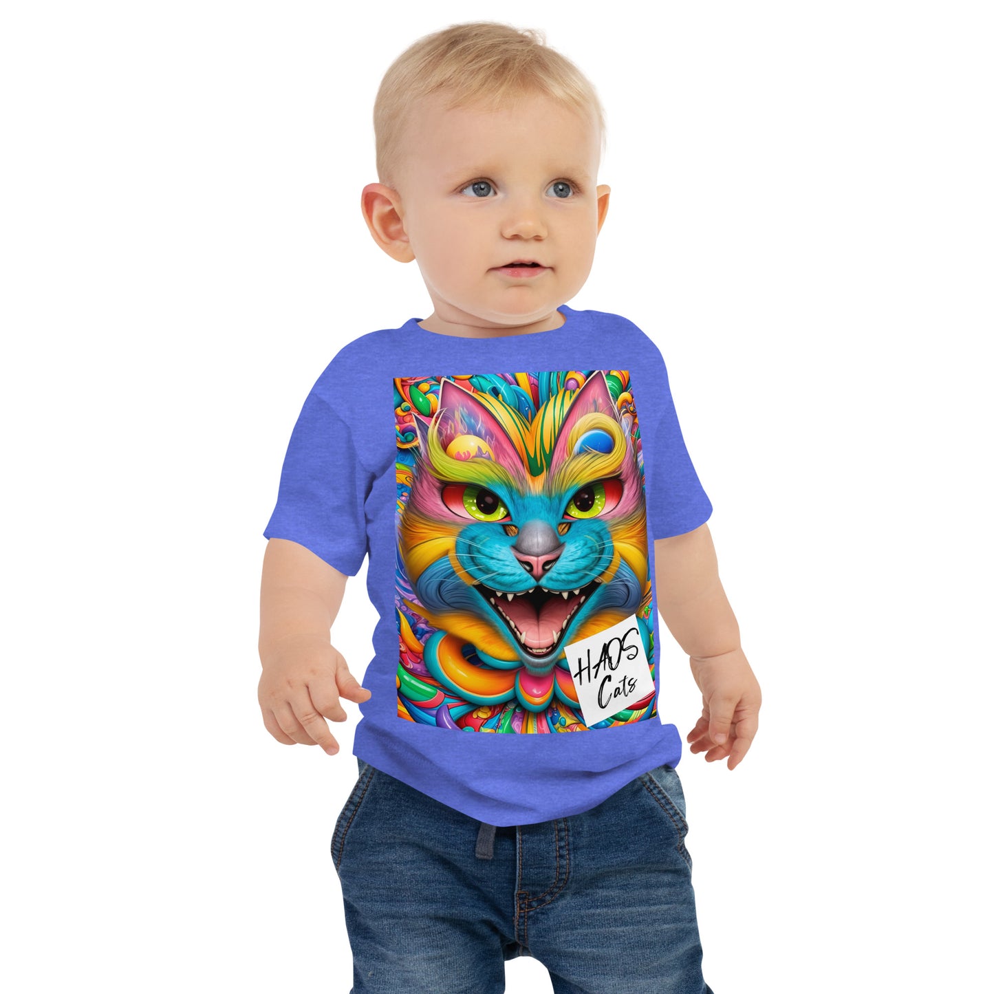 Baby Jersey Short Sleeve Tee. Collection - HAOS Cats, Design - ANDRBEL STUDIO