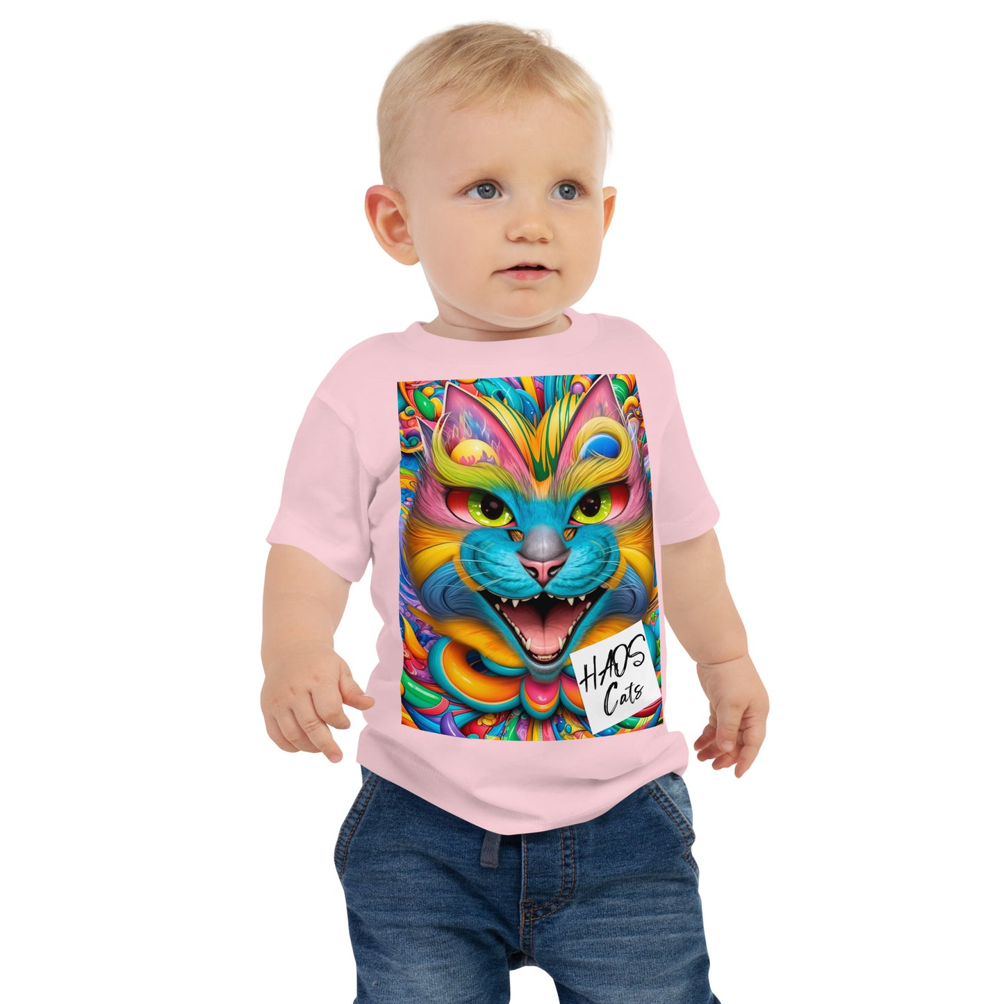 Baby Jersey Short Sleeve Tee. Collection - HAOS Cats, Design - ANDRBEL STUDIO