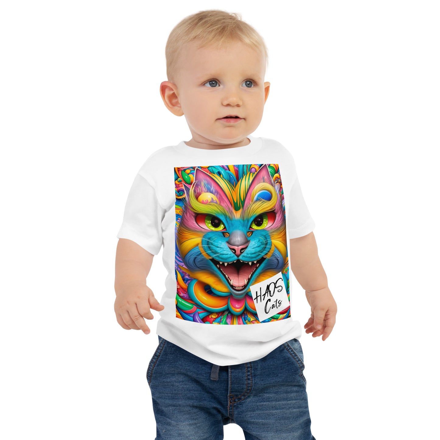 Baby Jersey Short Sleeve Tee. Collection - HAOS Cats, Design - ANDRBEL STUDIO