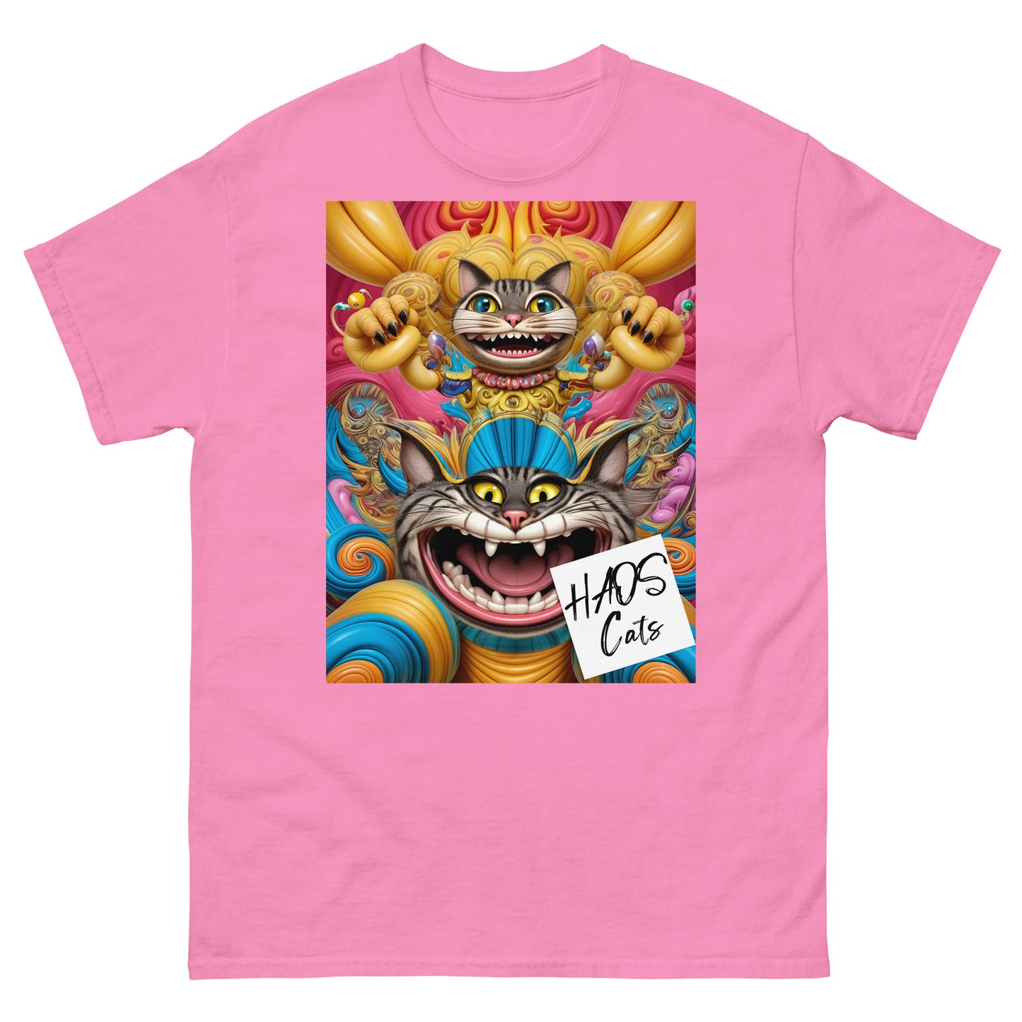 Men's classic tee. Collection - HAOS Cats, Design - ANDRBEL STUDIO