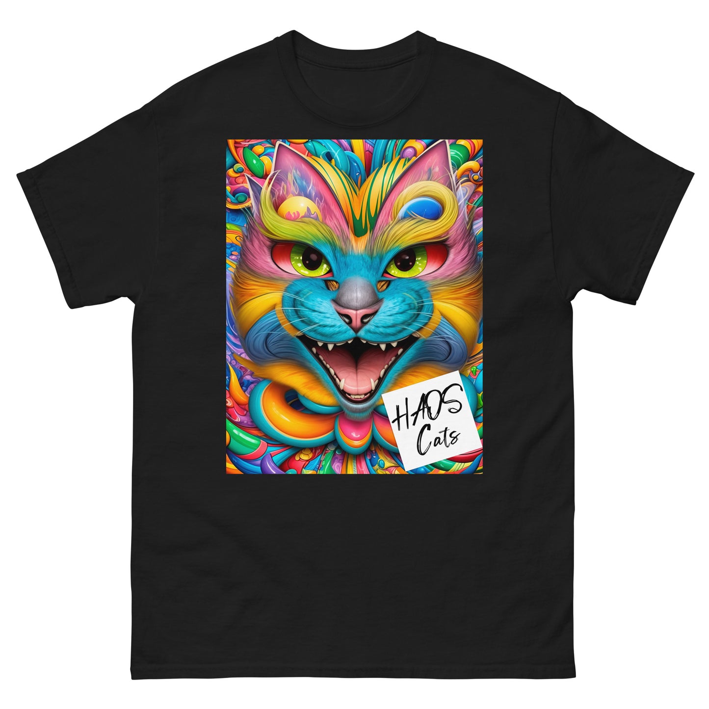 Men's classic tee. Collection - HAOS Cats, Design - ANDRBEL STUDIO