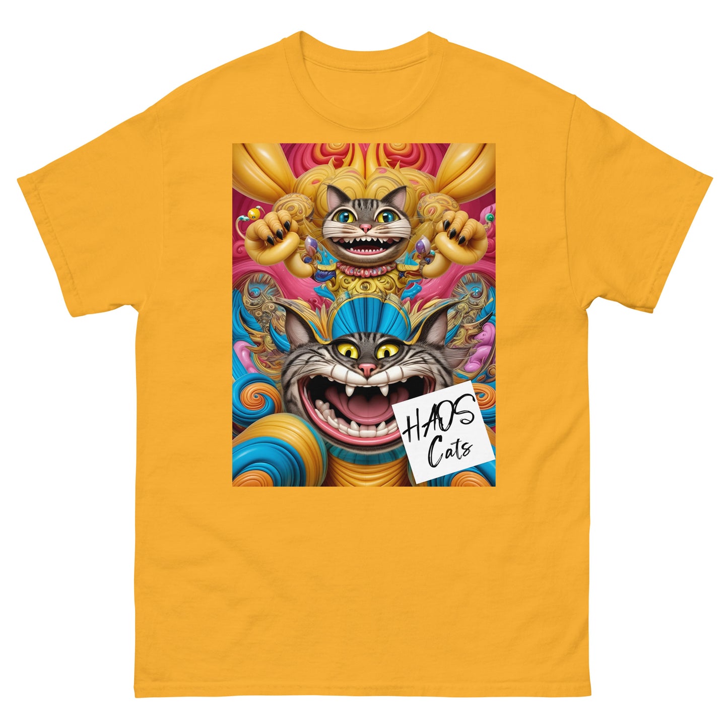 Men's classic tee. Collection - HAOS Cats, Design - ANDRBEL STUDIO