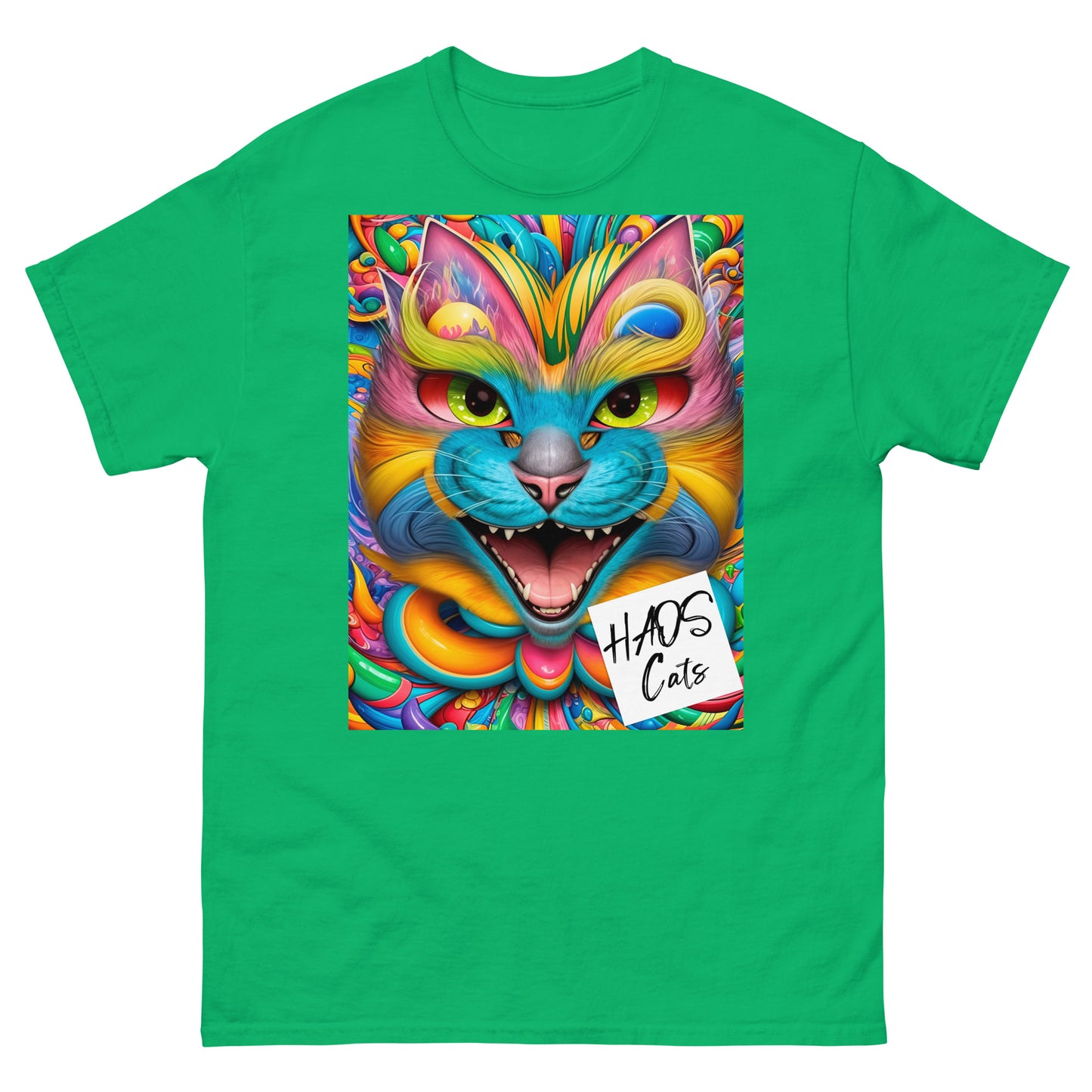 Men's classic tee. Collection - HAOS Cats, Design - ANDRBEL STUDIO