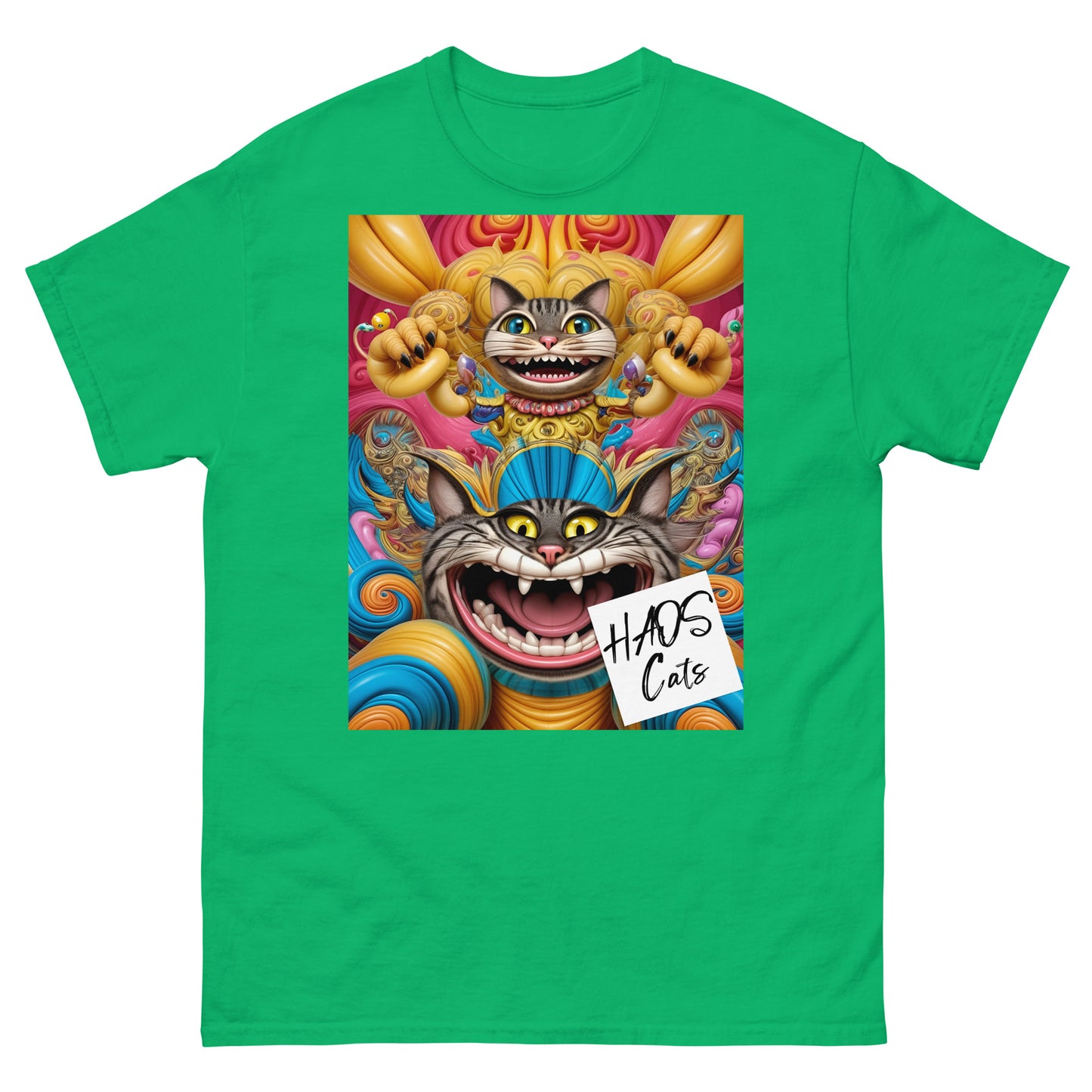Men's classic tee. Collection - HAOS Cats, Design - ANDRBEL STUDIO