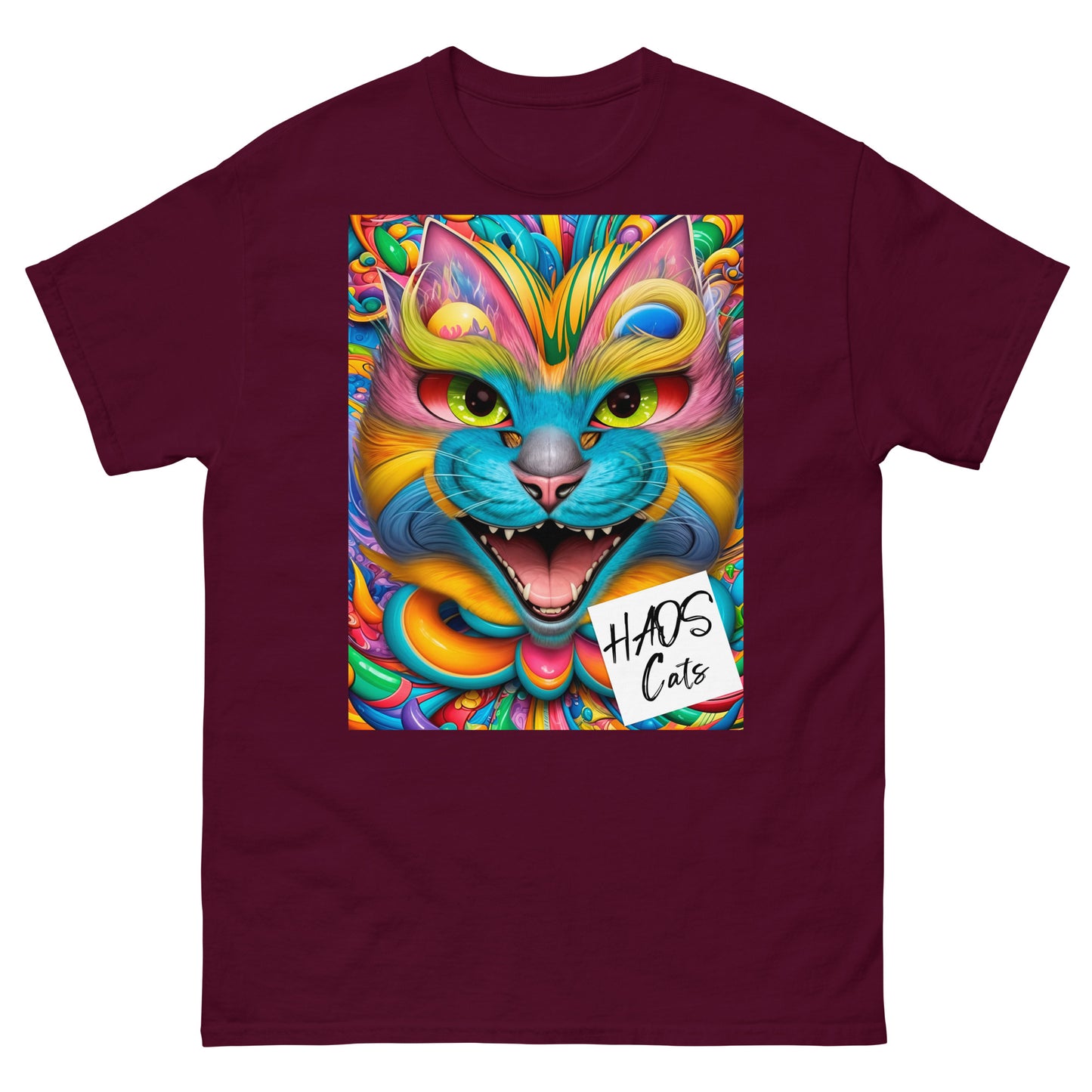 Men's classic tee. Collection - HAOS Cats, Design - ANDRBEL STUDIO