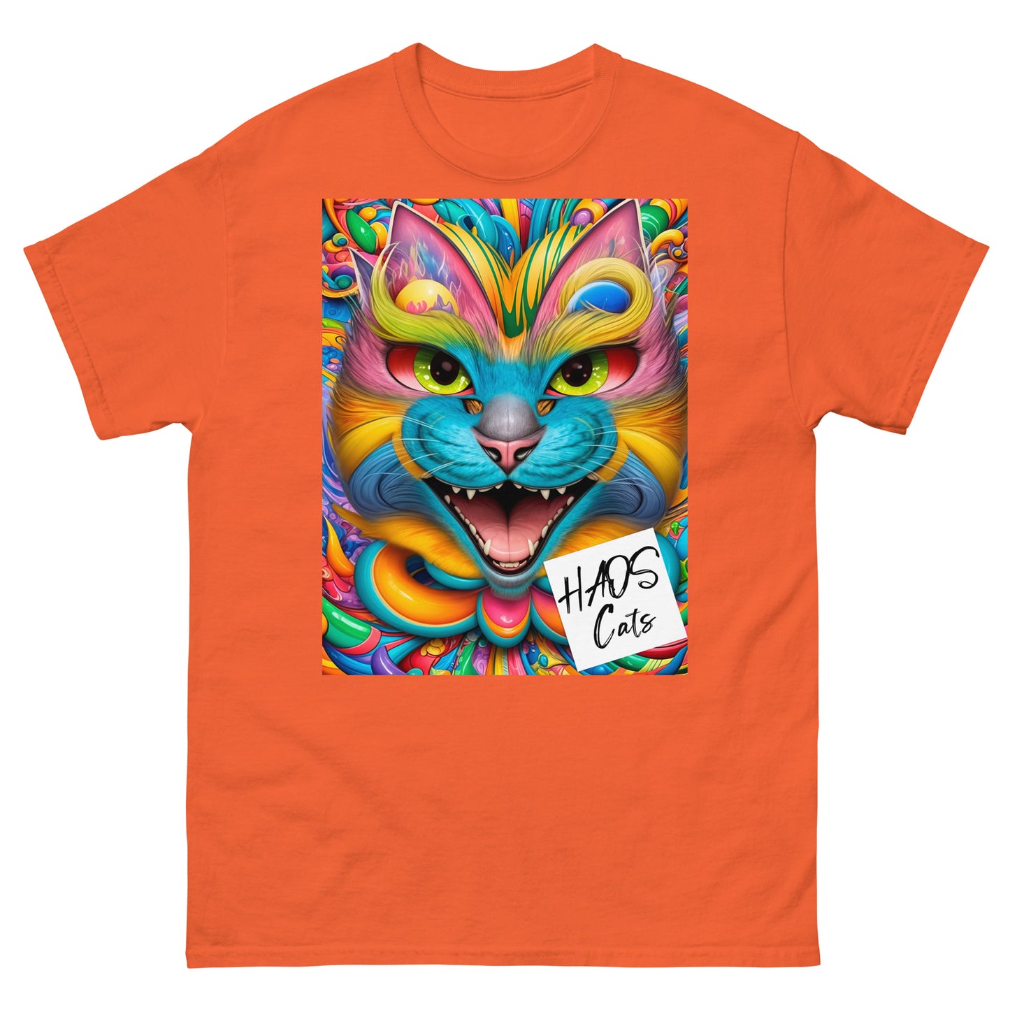Men's classic tee. Collection - HAOS Cats, Design - ANDRBEL STUDIO